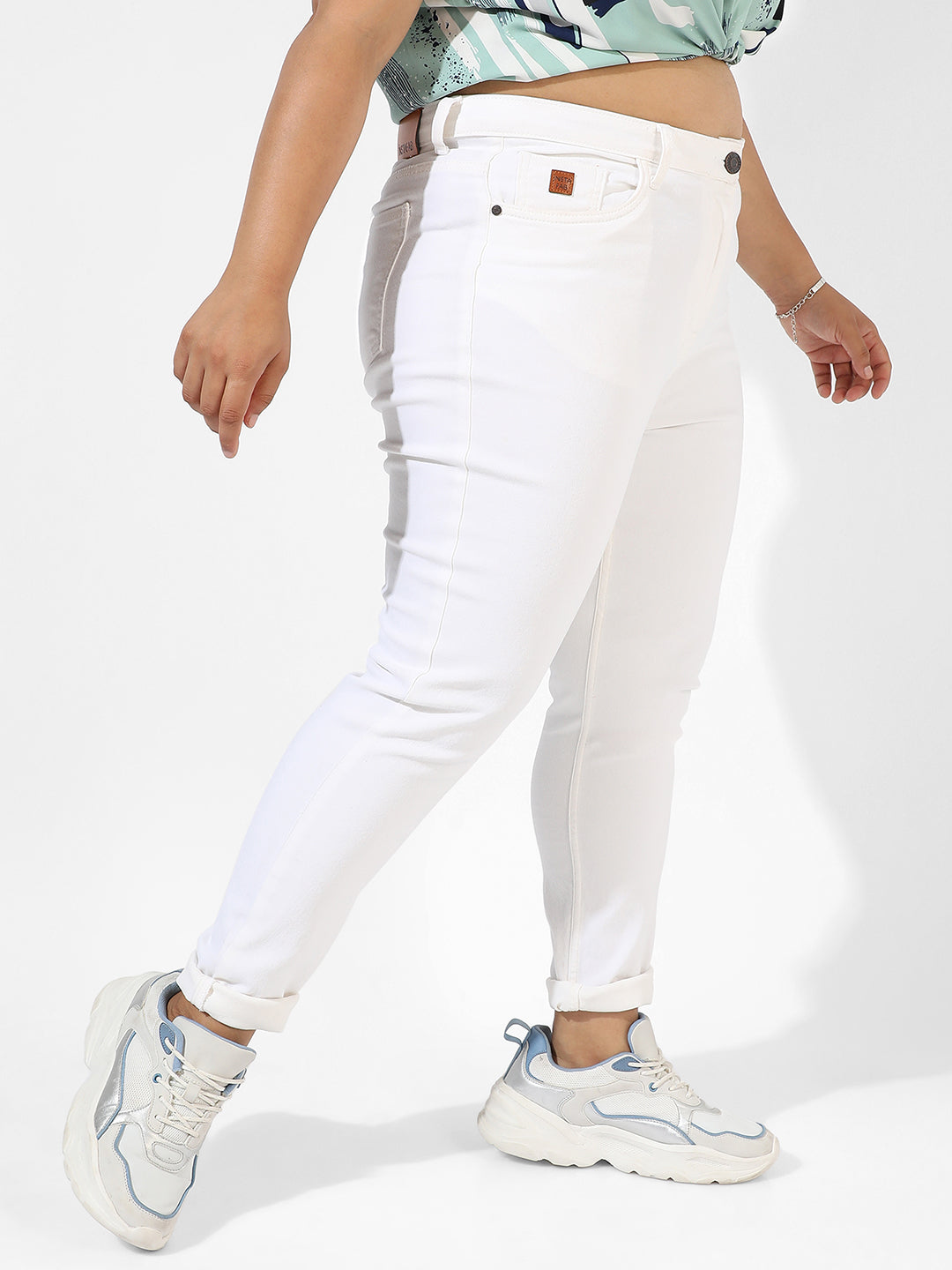 Mid-Rise Slim-Fit Denim Jeans