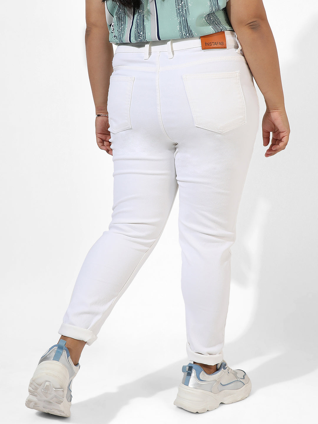 Mid-Rise Slim-Fit Denim Jeans