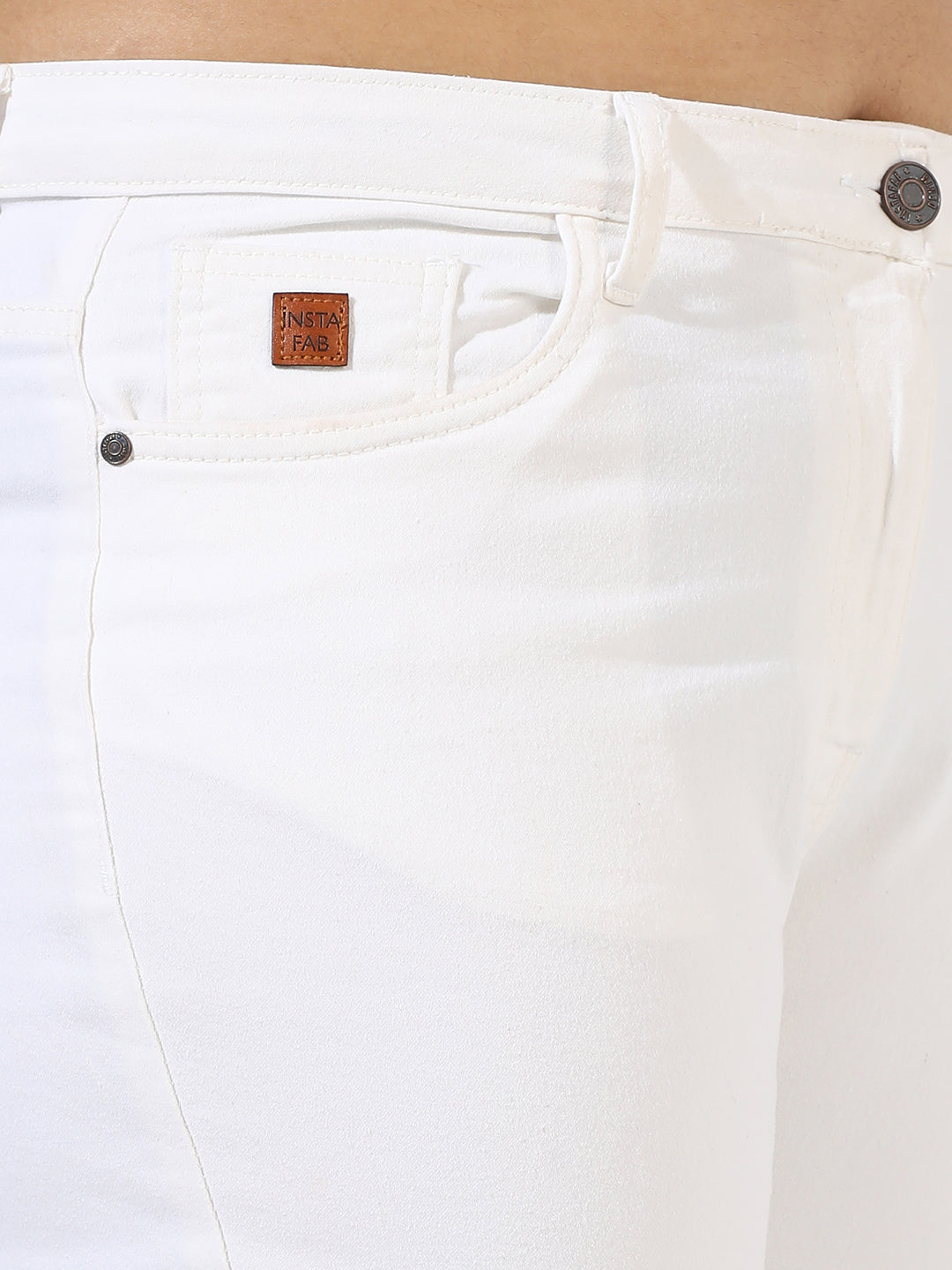 Mid-Rise Slim-Fit Denim Jeans