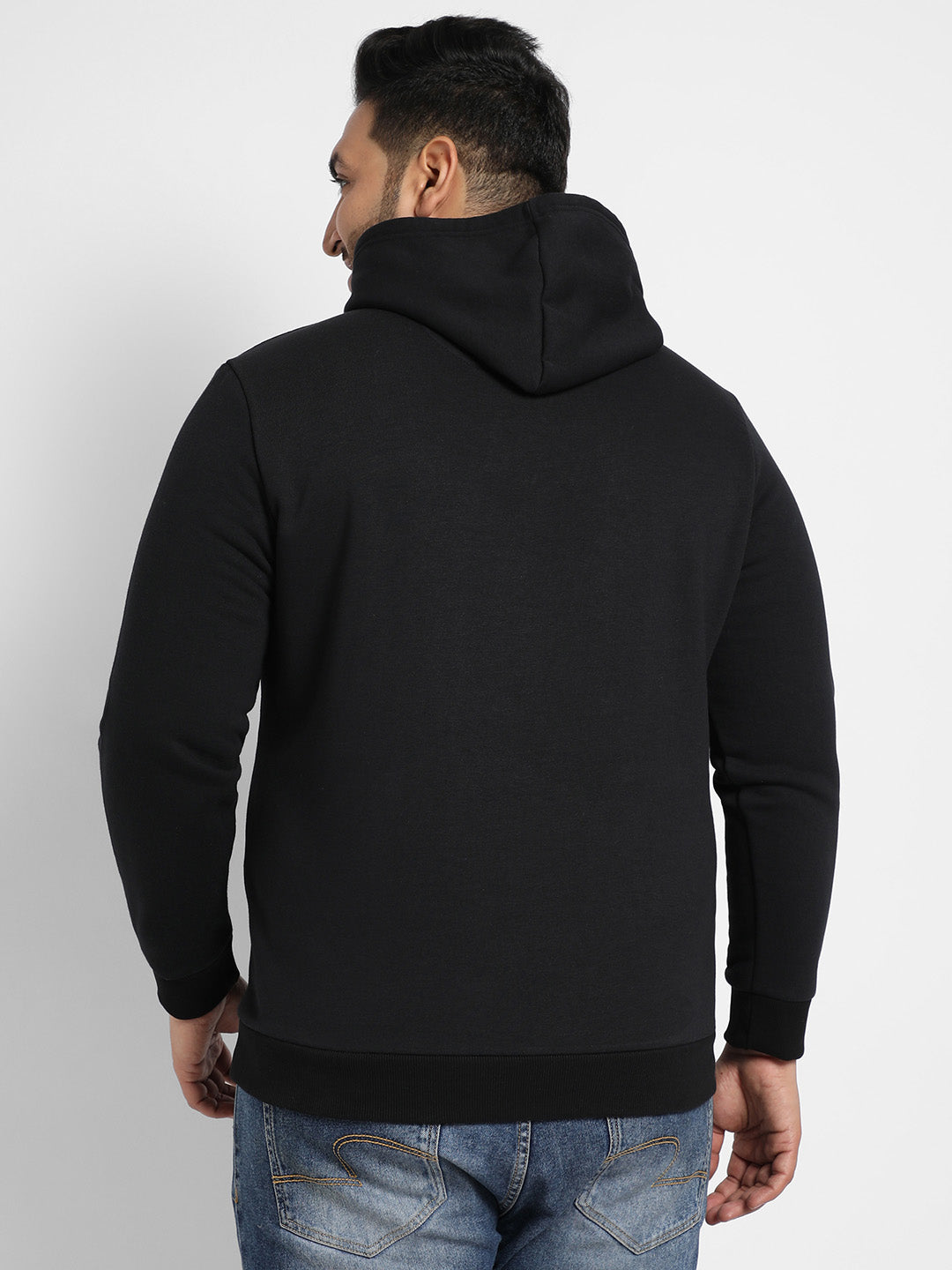 Black Take The Chance With Kangaroo Pocket