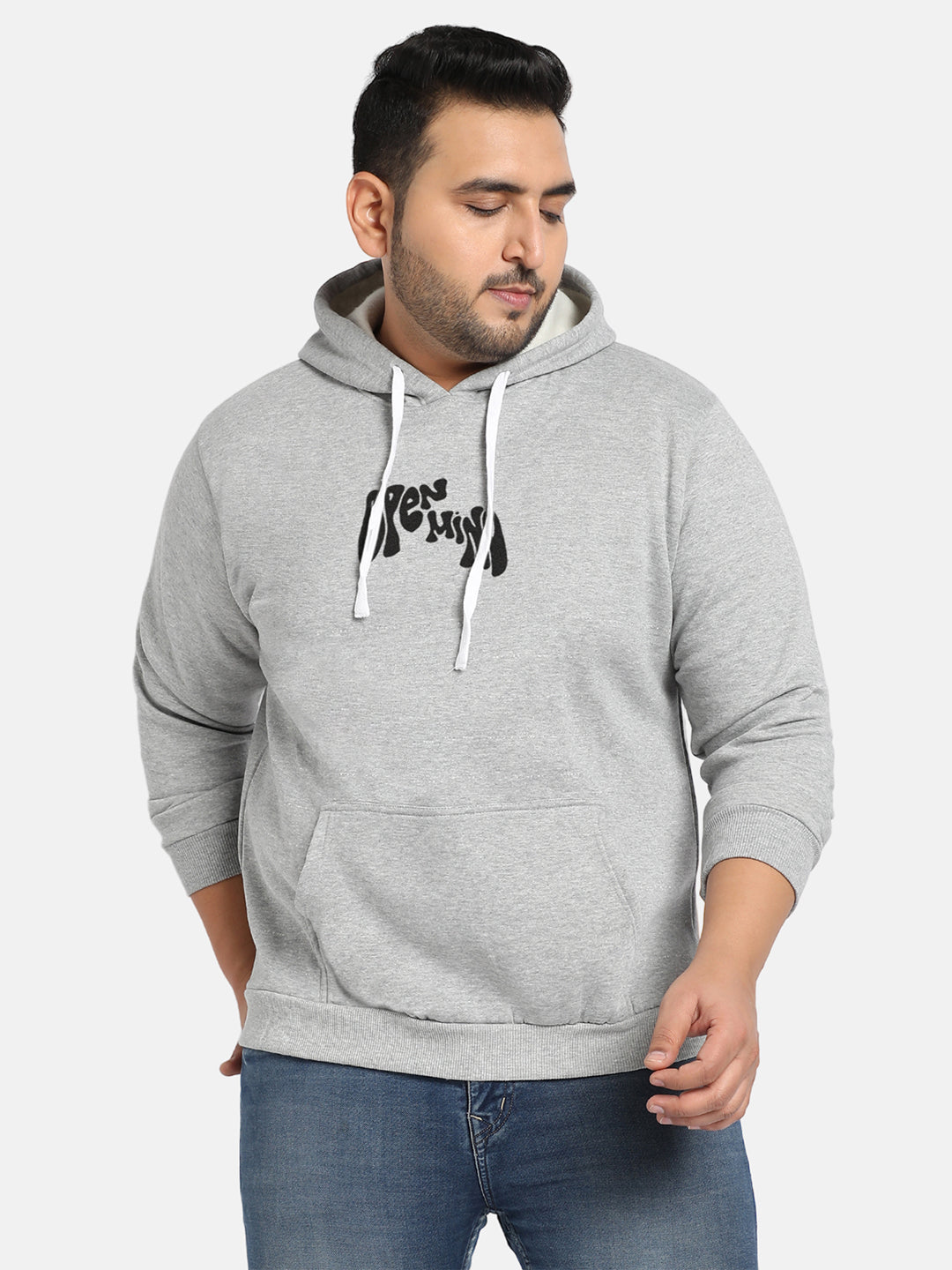 Grey Open Mind Hoodie
