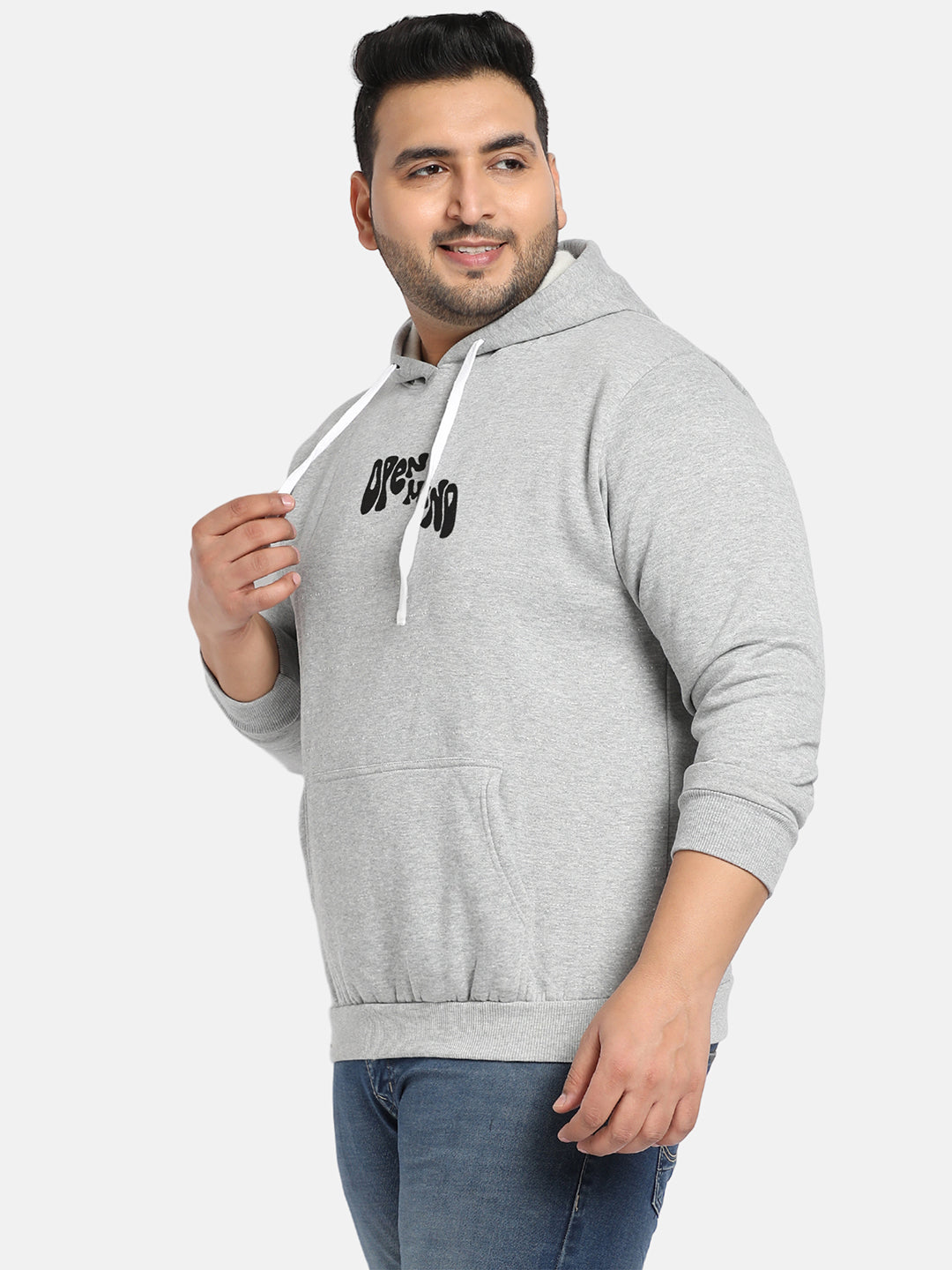 Grey Open Mind Hoodie