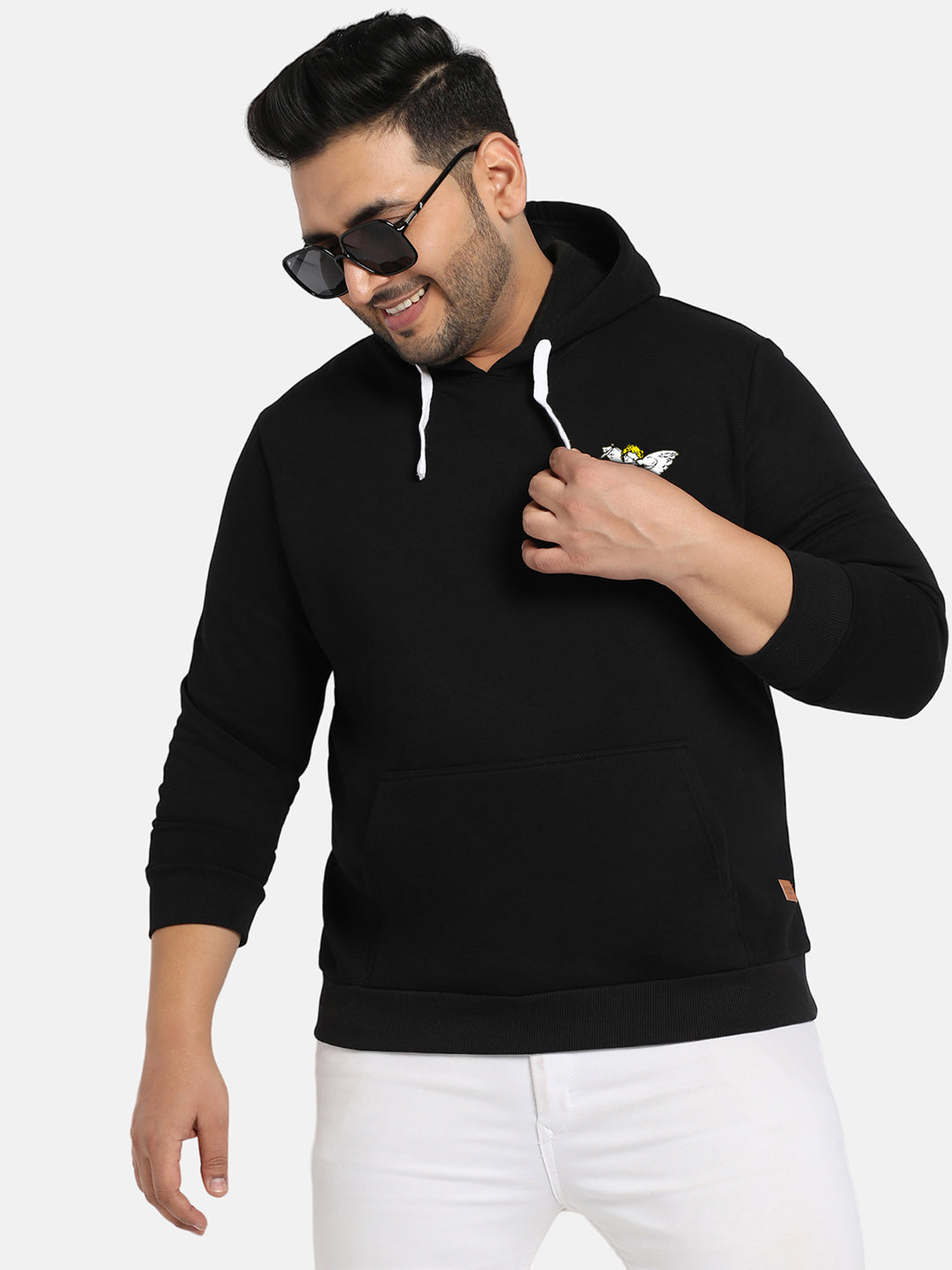 Jet Black Cupid Uprising Hoodie