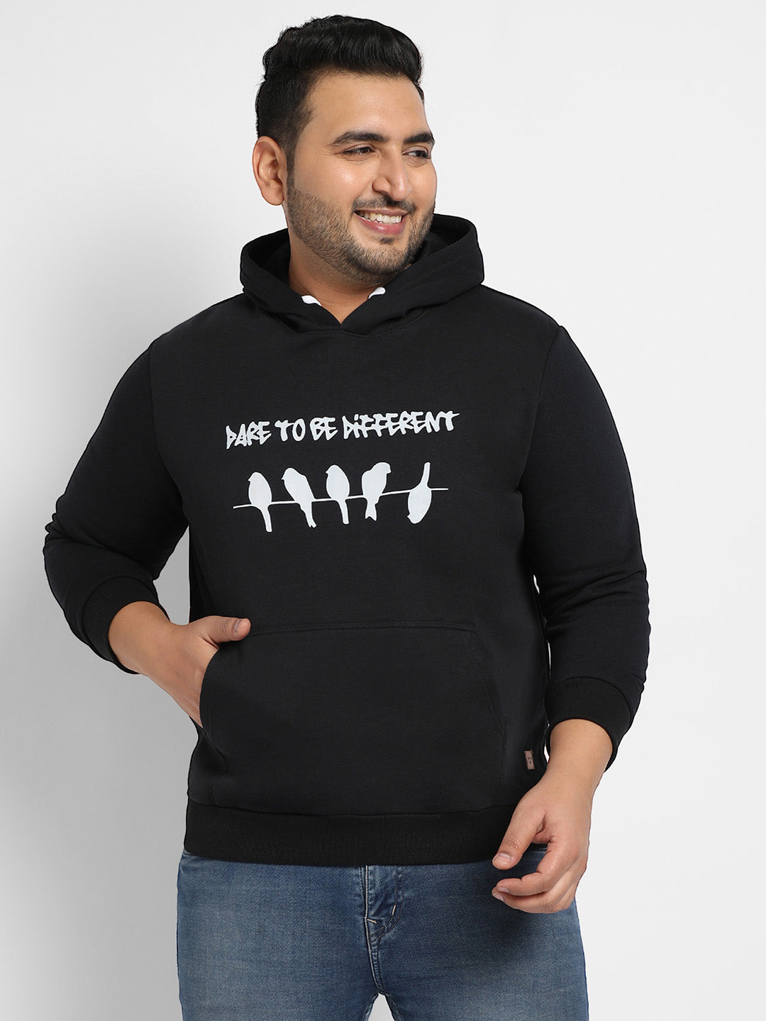 Jet Black Dare To Be Different Hoodie