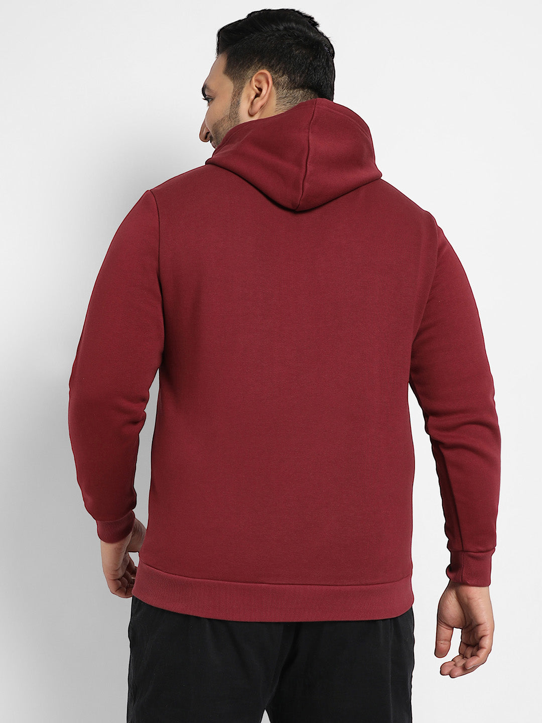 Maroon Red Shoot For Goals Hoodie With Kangaroo Pocket