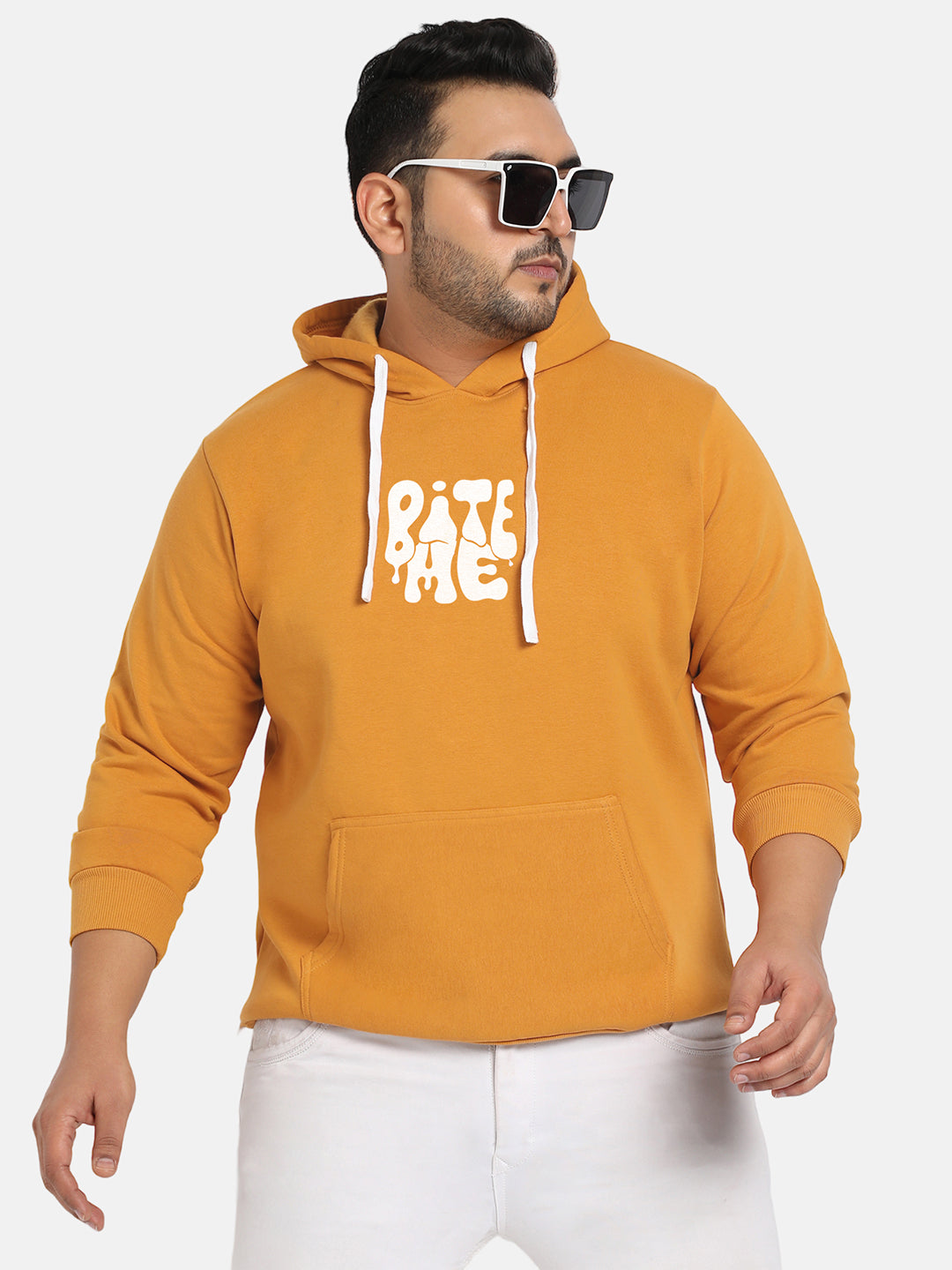Mustard Yellow Bite Me Hoodie