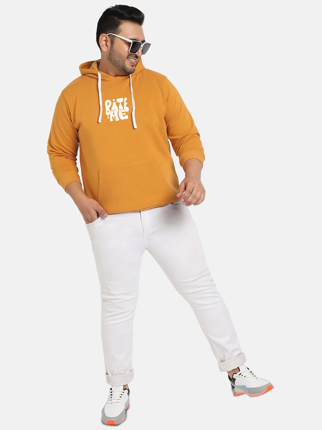 Mustard Yellow Bite Me Hoodie