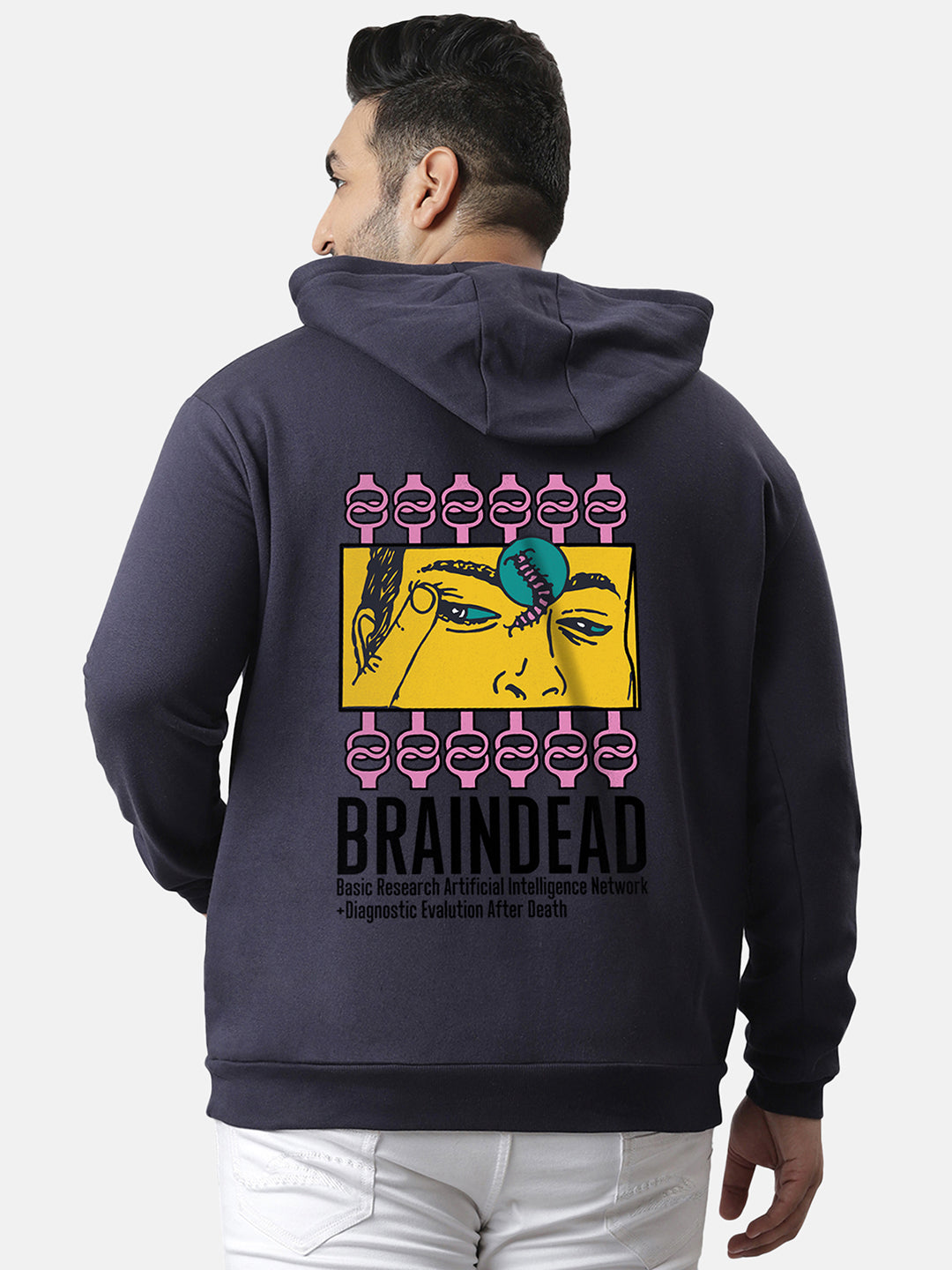 Navy Blue Braindead Hoodie