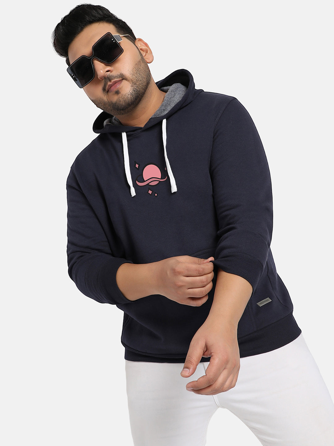 Navy Blue Open Mind Hoodie