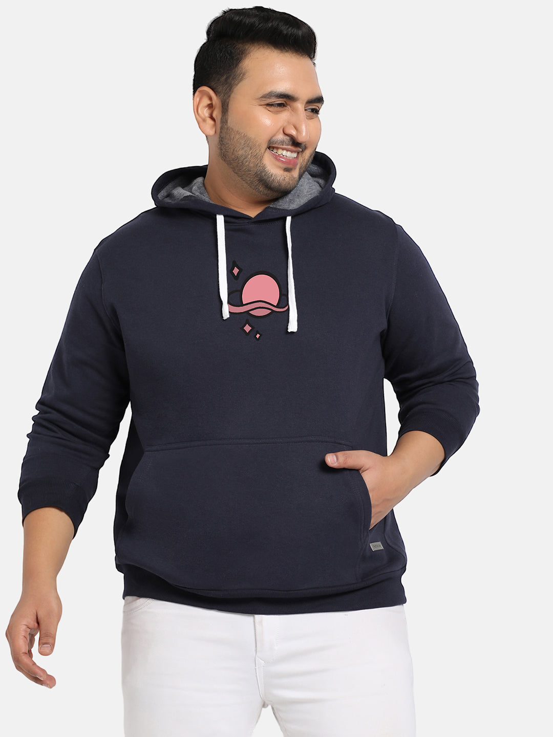 Navy Blue Open Mind Hoodie