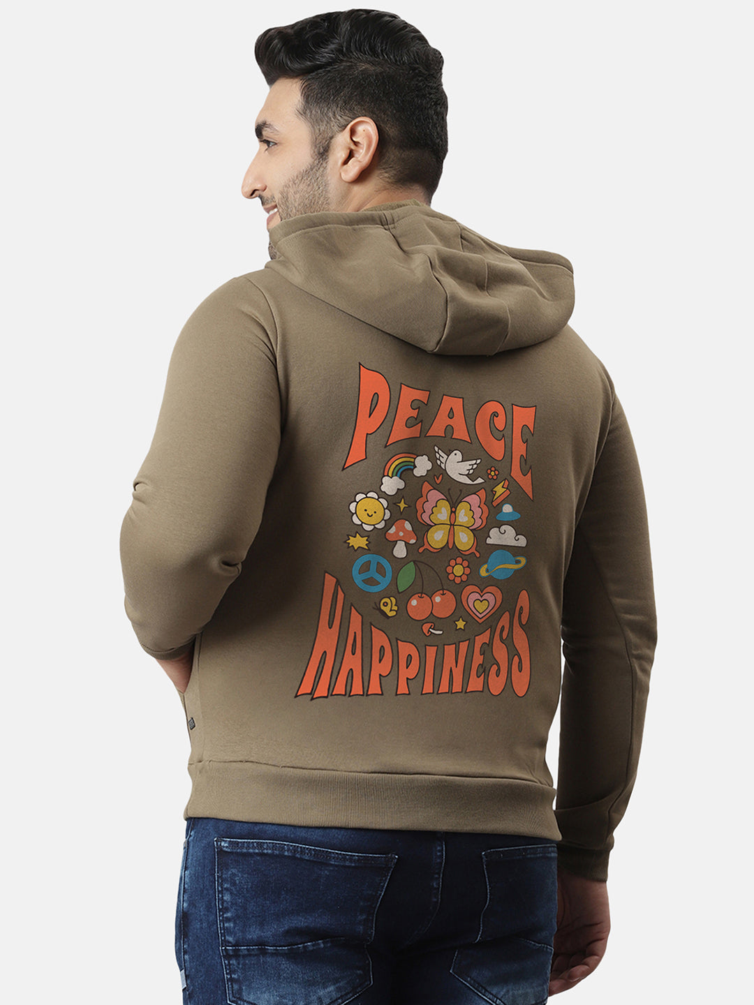 Olive Green Mushroom Hoodie