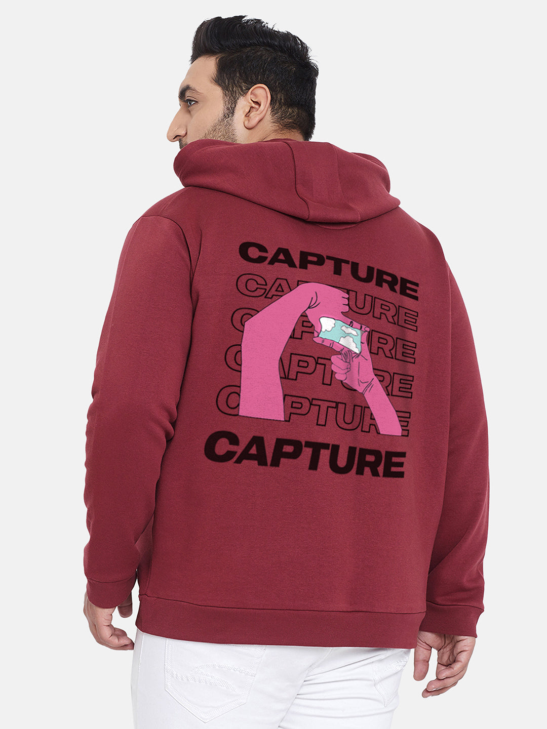 Wine Red Capture Hoodie