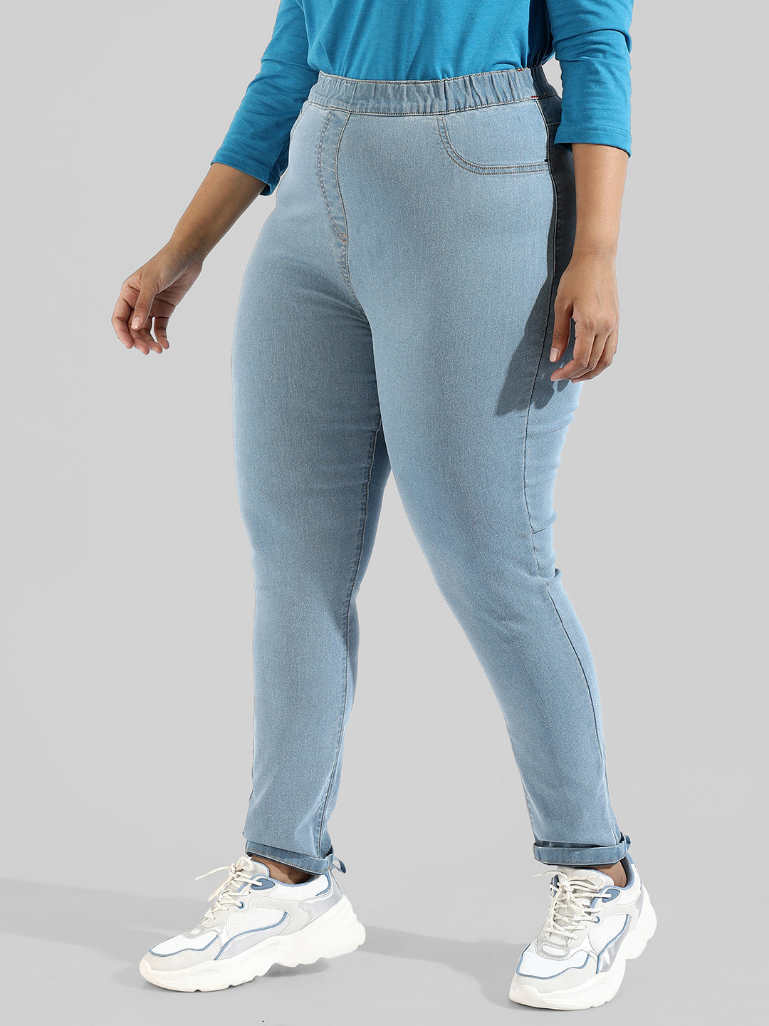 Solid Stylish Skinny Fit New Trend Denim Jeans