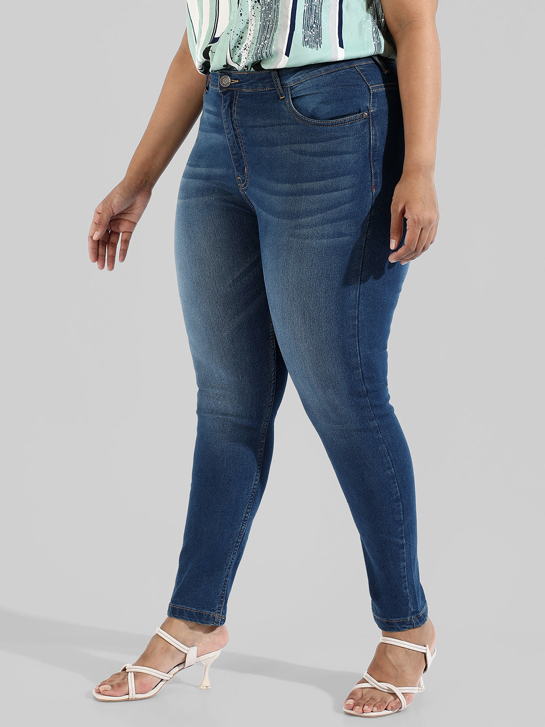 Solid Stylish Skinny Fit New Trend Denim Jeans