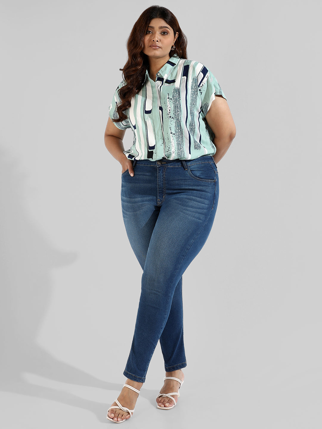 Solid Stylish Skinny Fit New Trend Denim Jeans