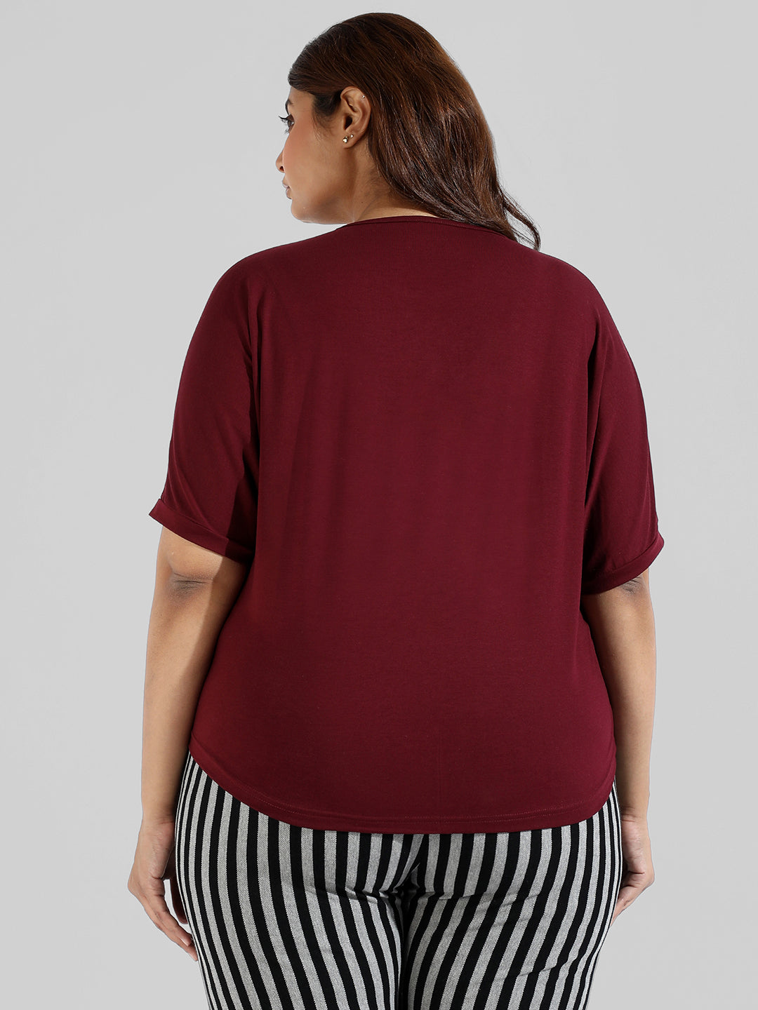 Printed Stylish Round Neck Top