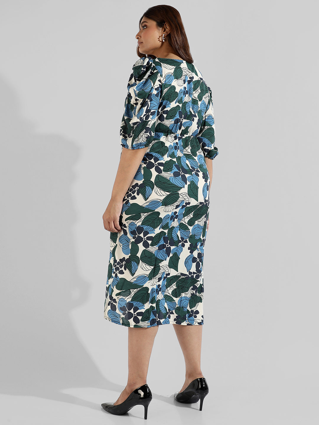 Floral Design Stylish Casual Dresses