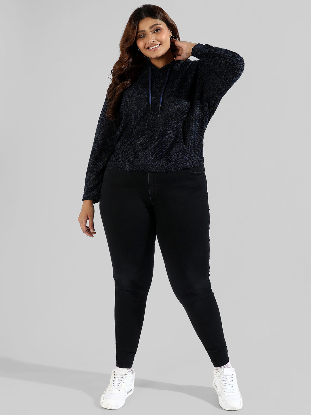 Solid Stylish Hooded Sweatshirts