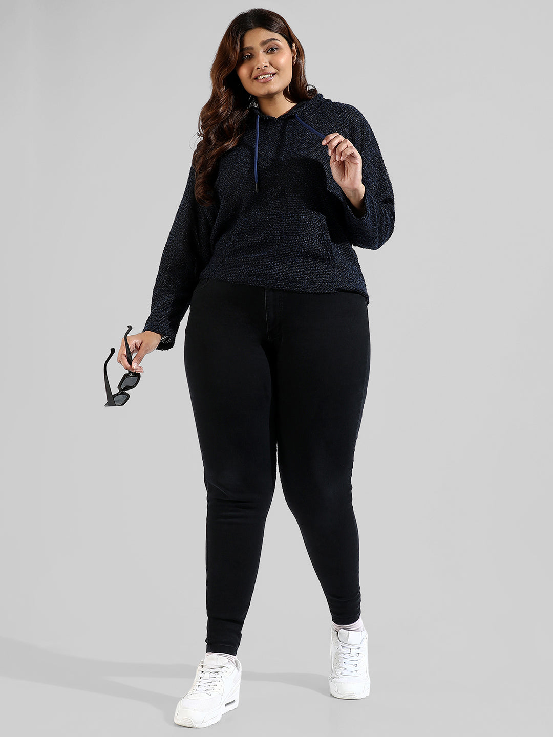 Solid Stylish Hooded Sweatshirts