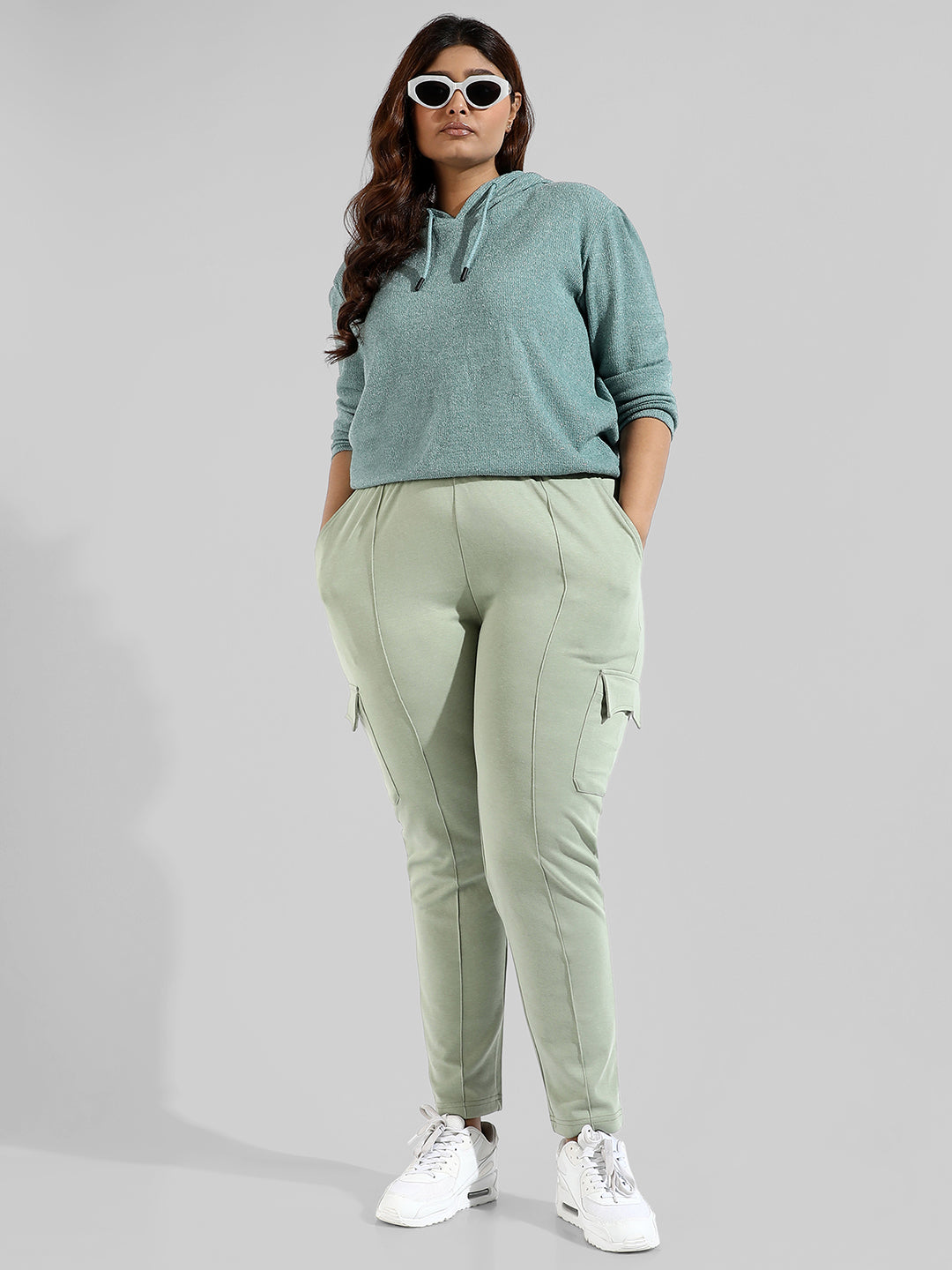 Solid Stylish Hooded Sweatshirts