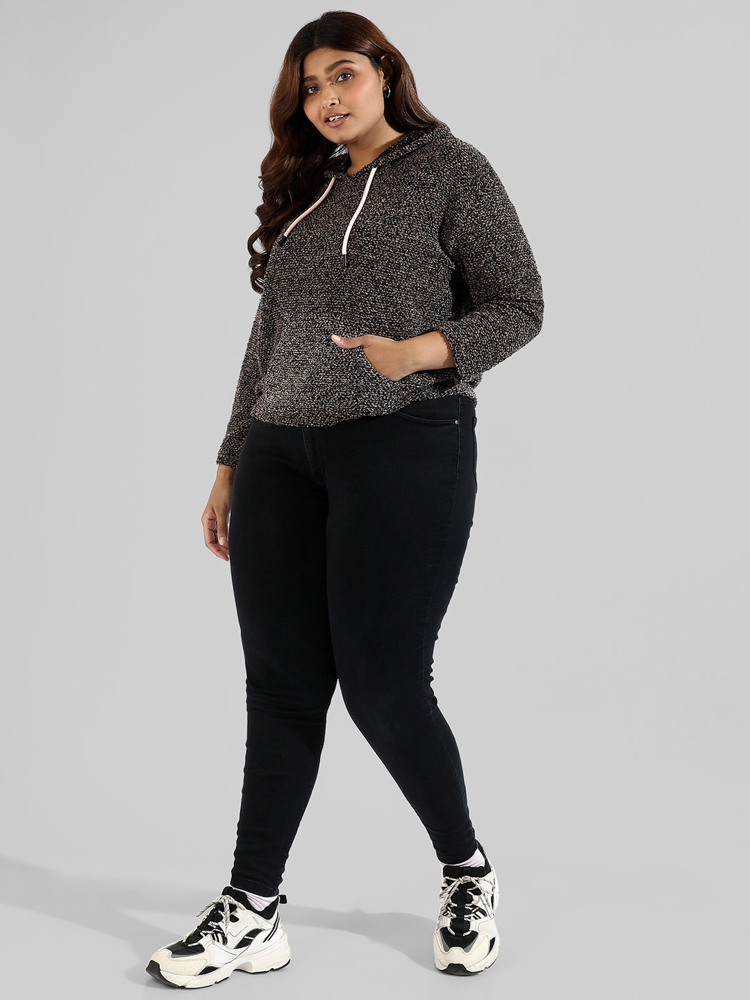 Solid Stylish Hooded Sweatshirts