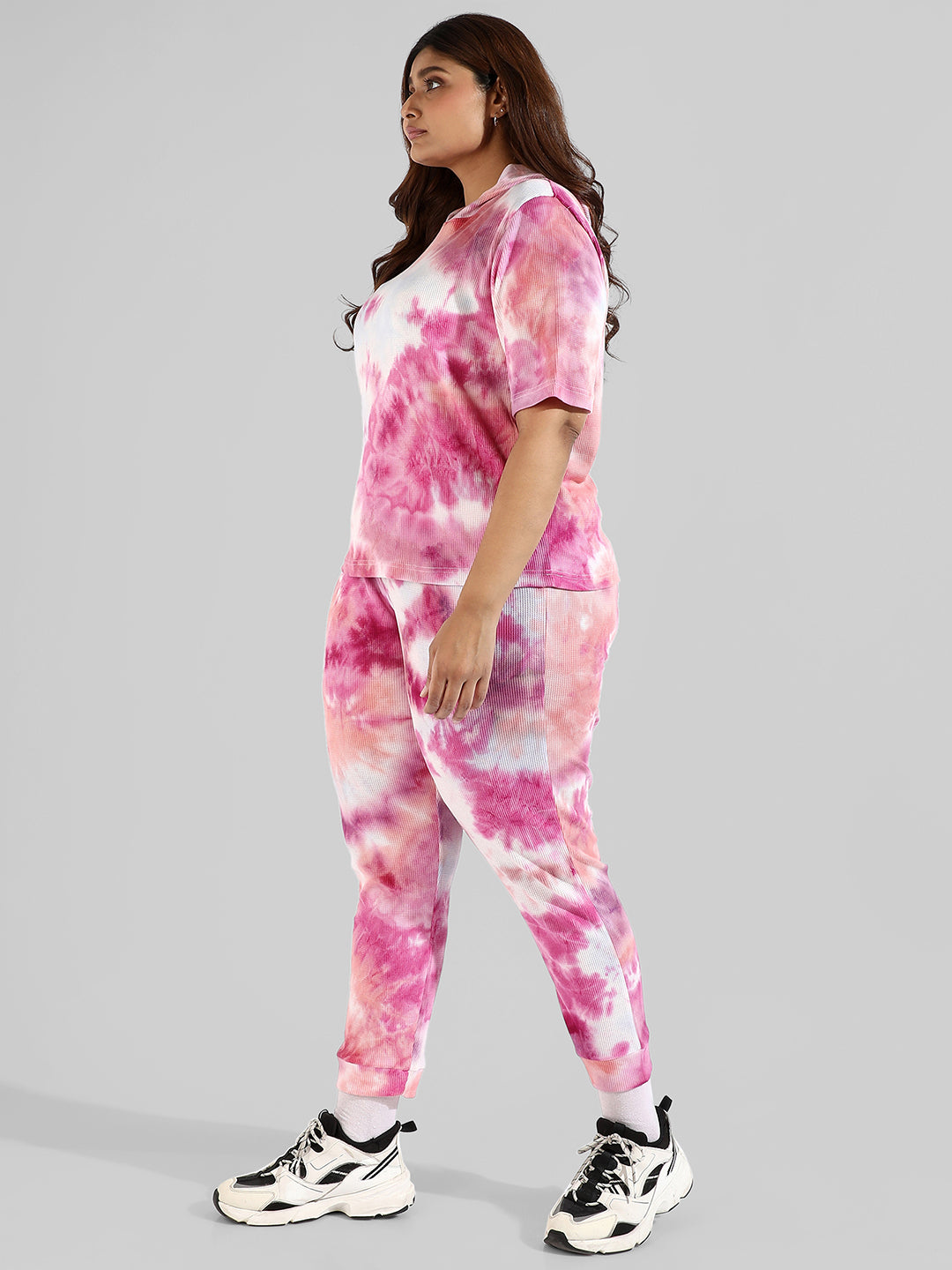 Tye-Dye Stylish Hooded Co-Ords Set