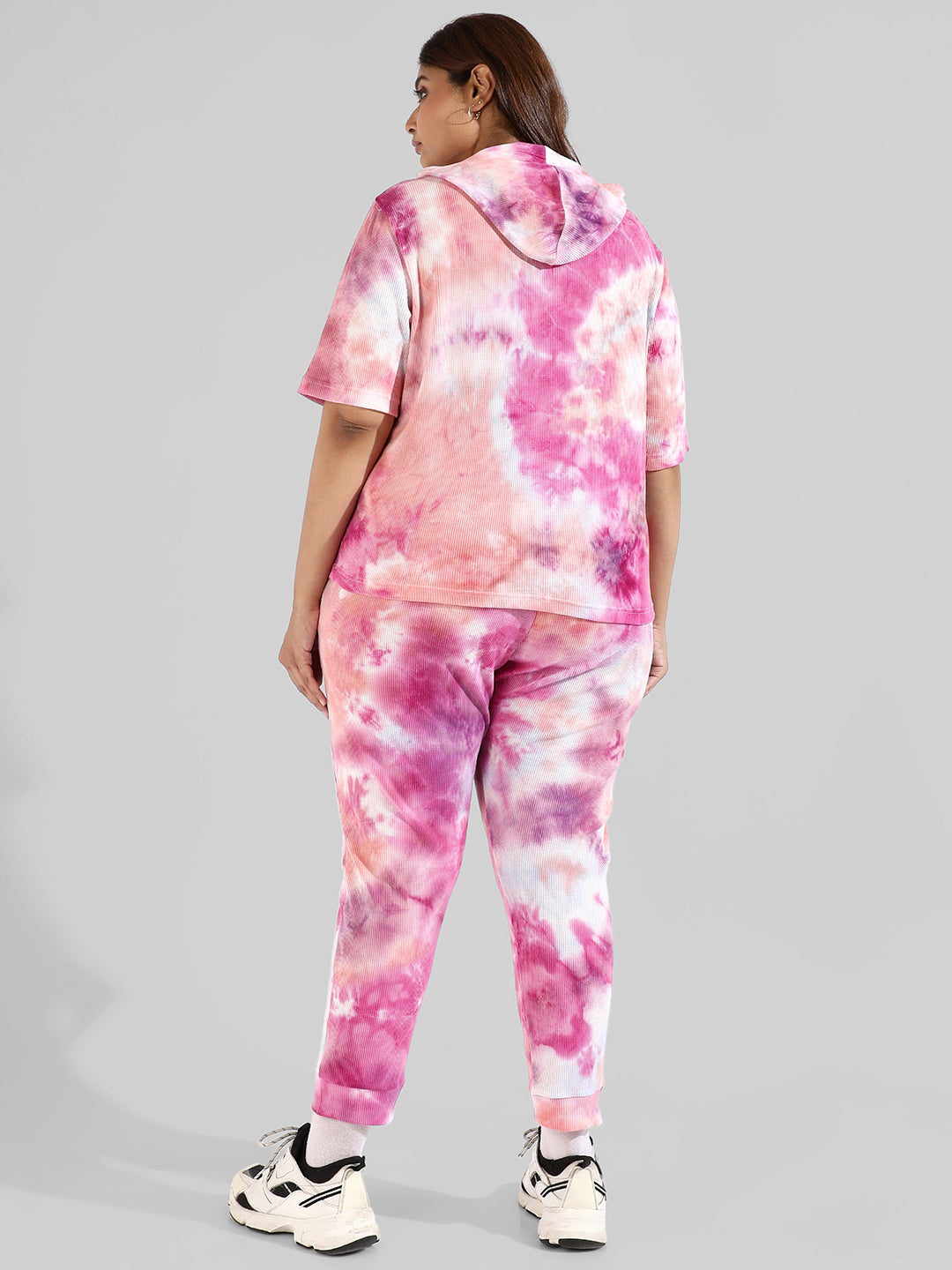 Tye-Dye Stylish Hooded Co-Ords Set