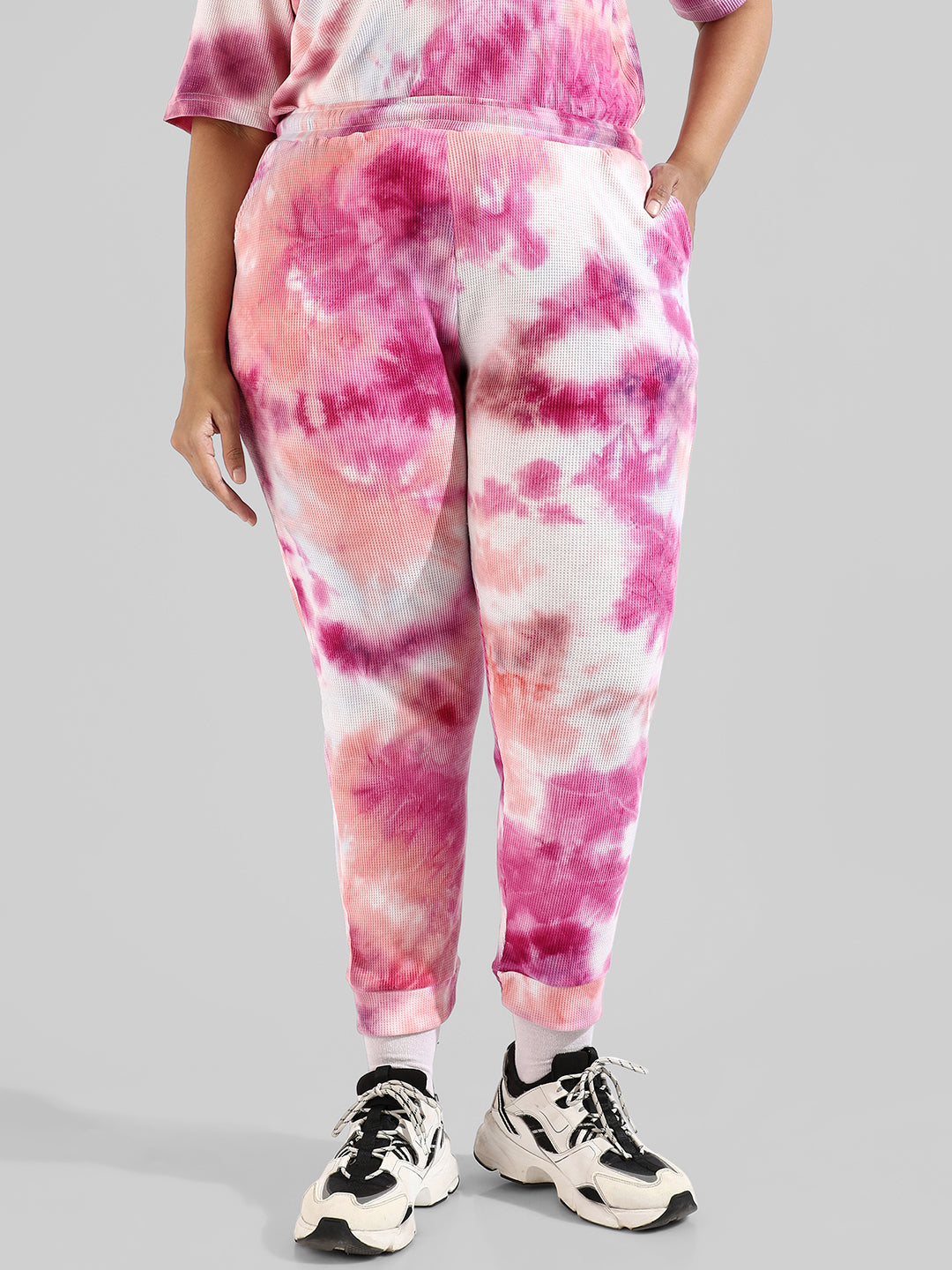 Tye-Dye Stylish Hooded Co-Ords Set