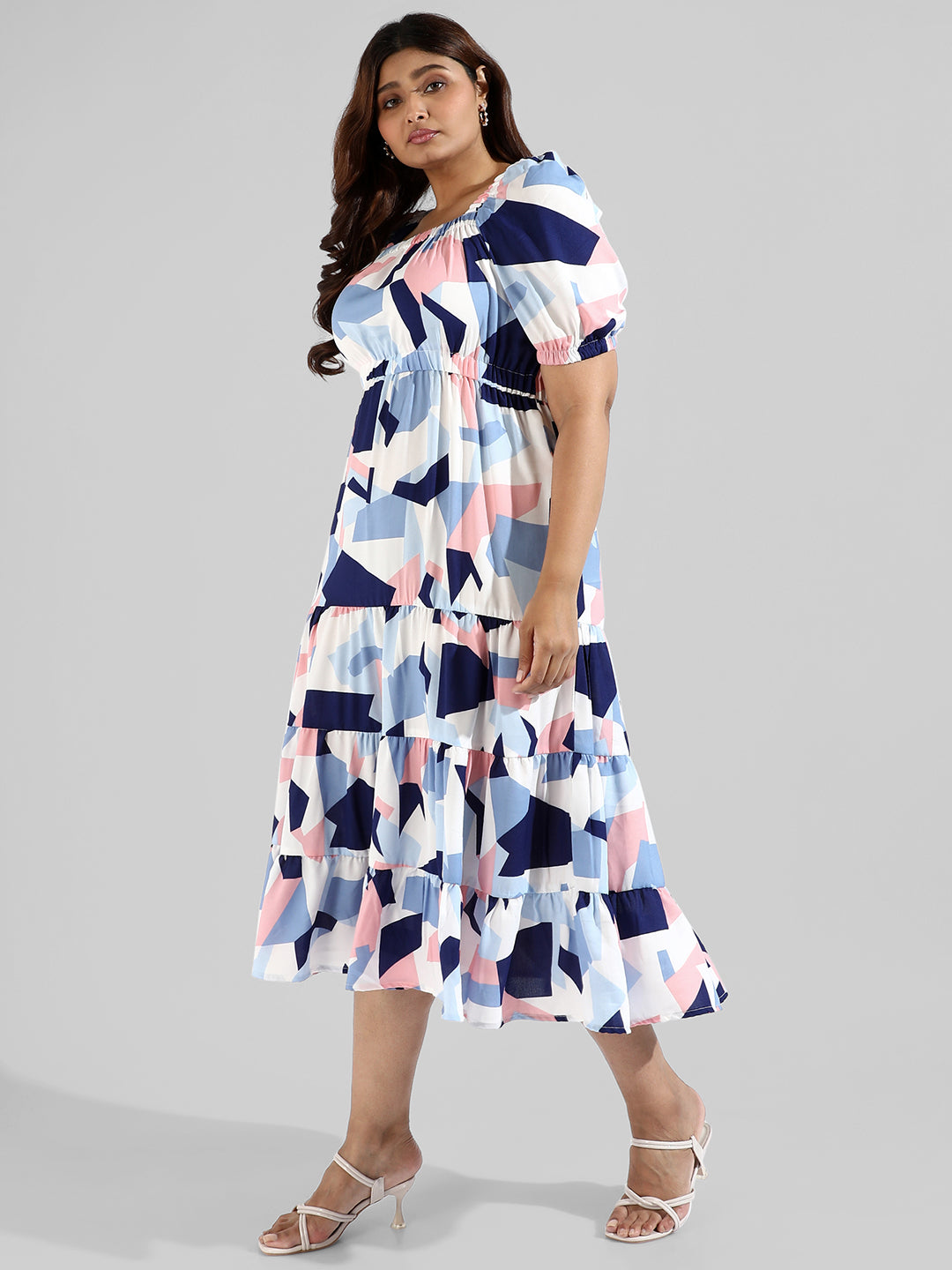 Ifp - Graphic Design Stylish Casual Dress -