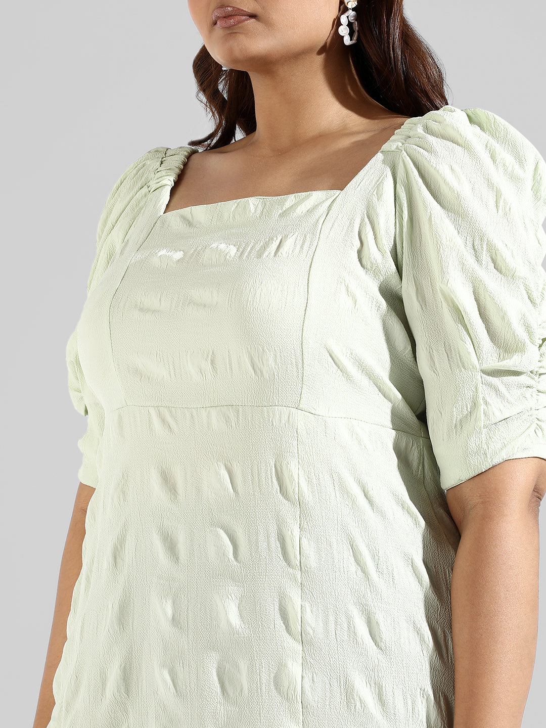 Instafab Plus Women Solid Side Cut Design Stylish Casual Dresses