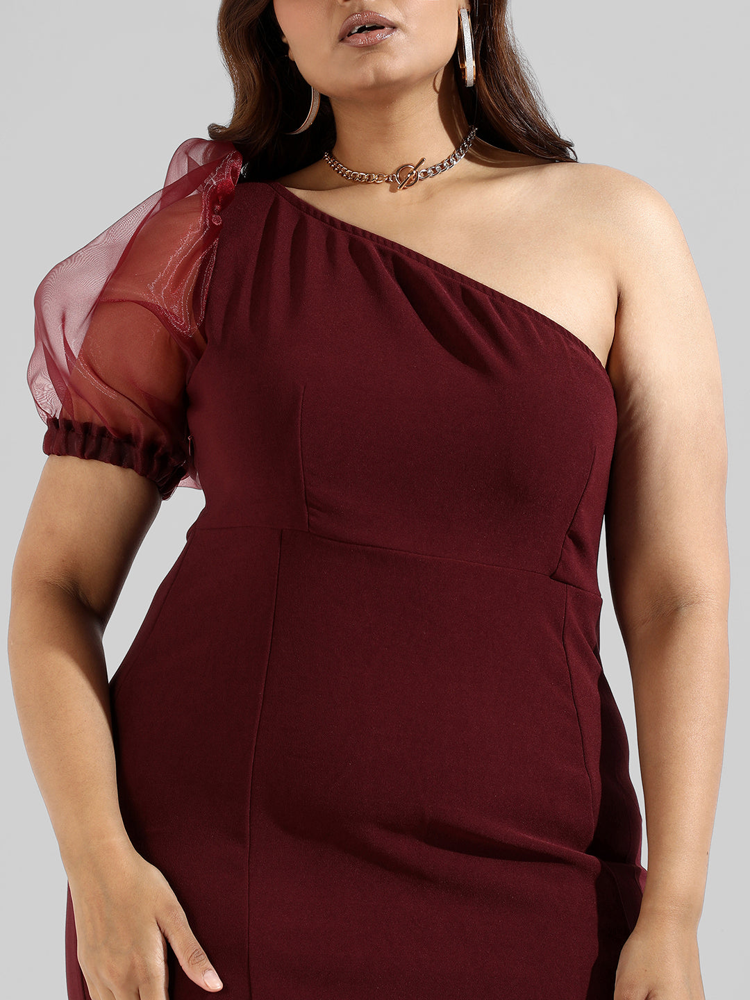 Instafab Plus Women Solid Stylish Casual Dresses