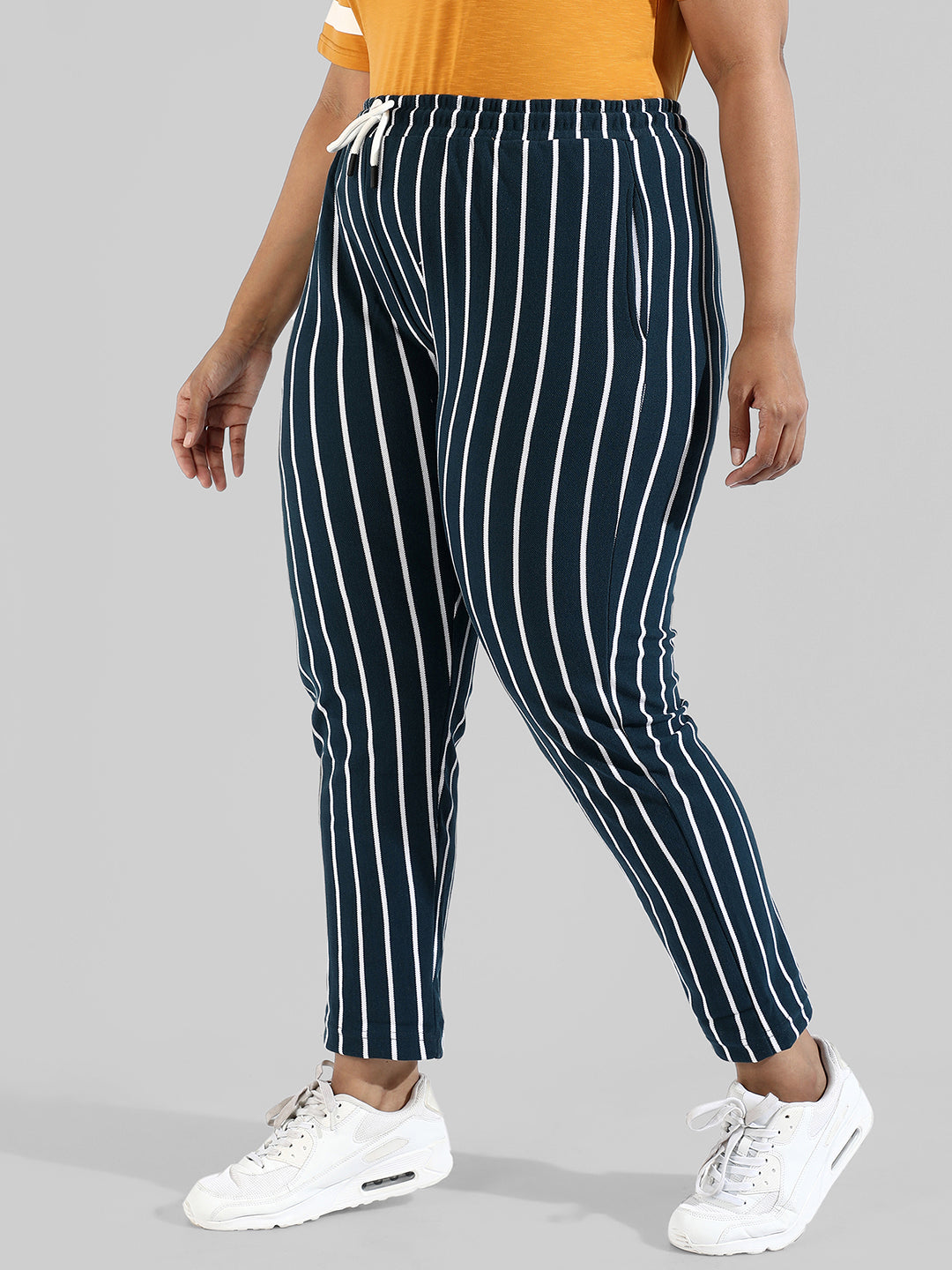 Striped Stylish Active & Evening Trackapnt