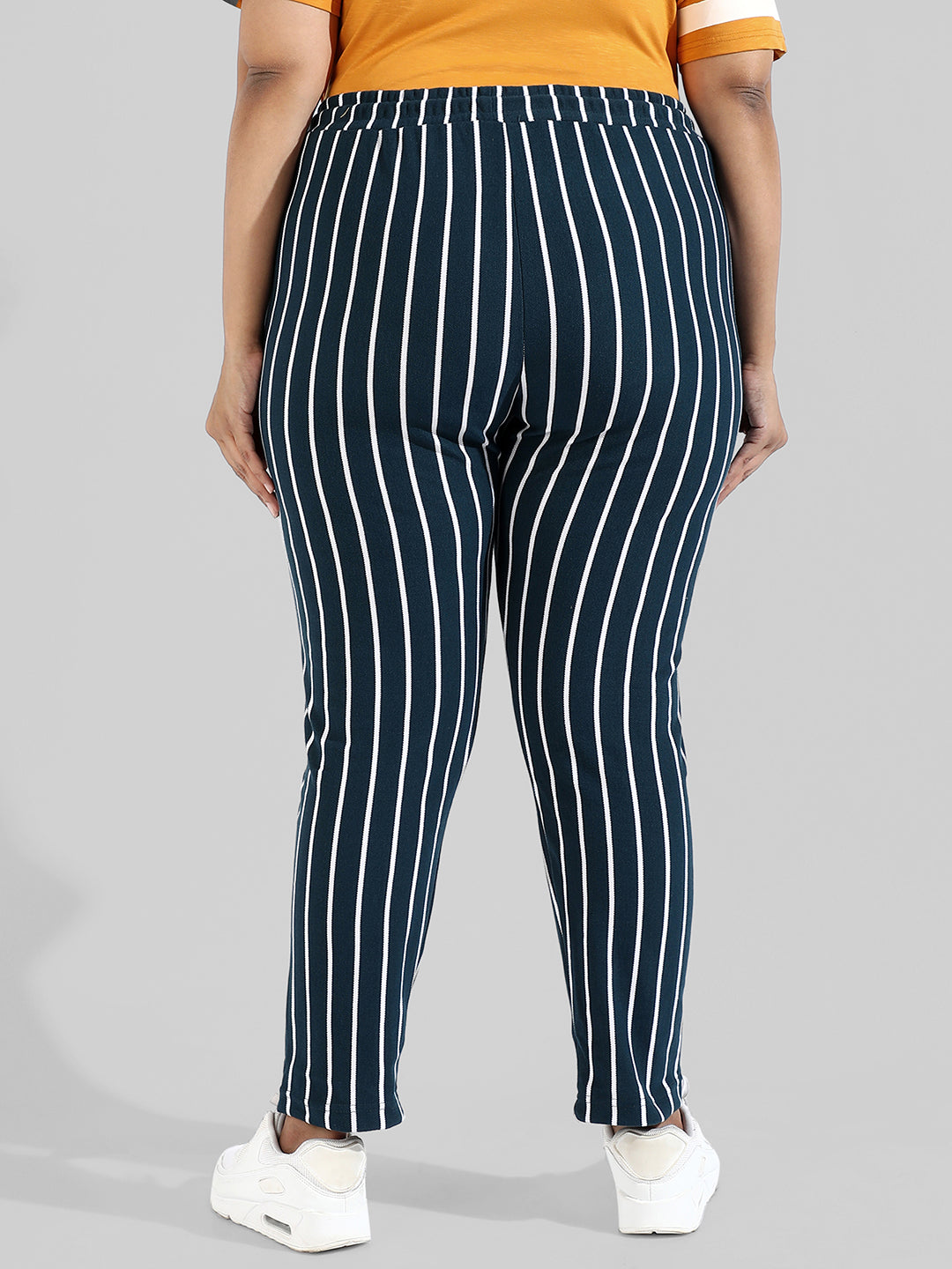 Striped Stylish Active & Evening Trackapnt