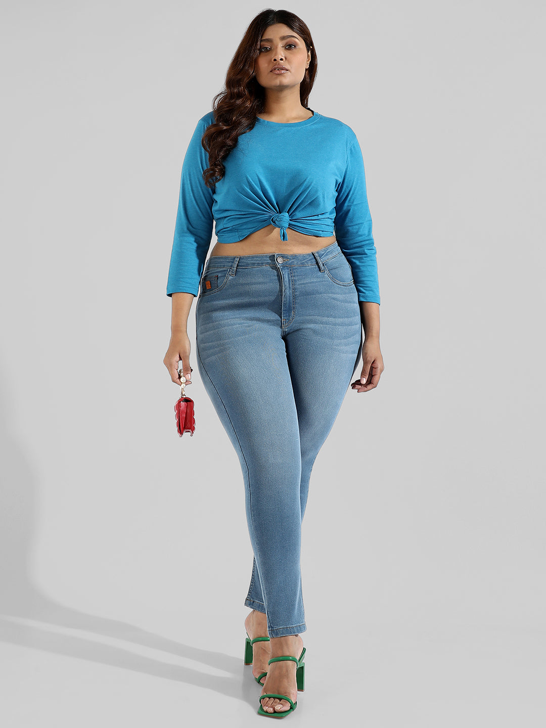 Solid Stylish Skinny Fit New Trend Denim Jeans