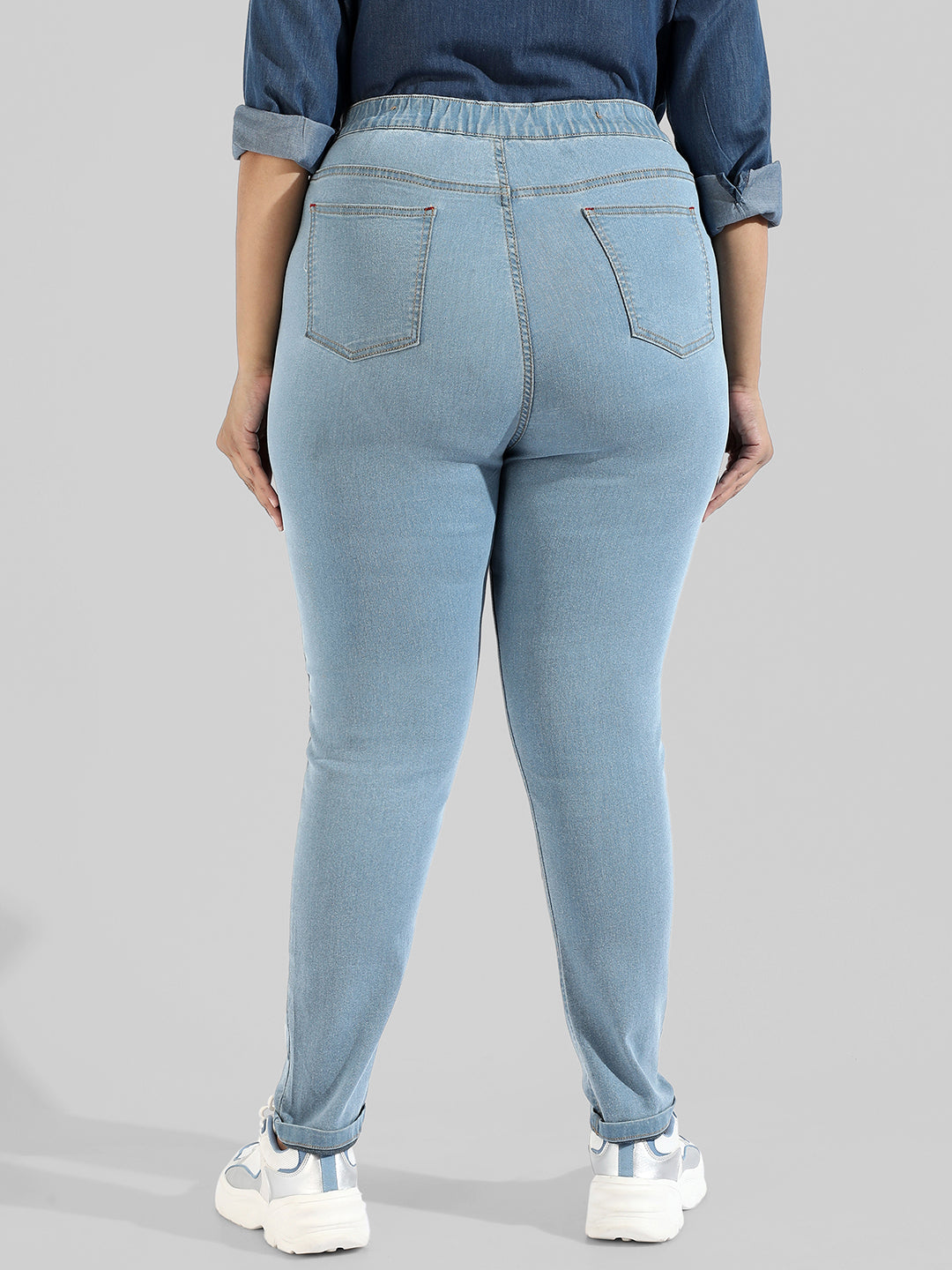 Solid Stylish Skinny Fit New Trend Denim Jeans