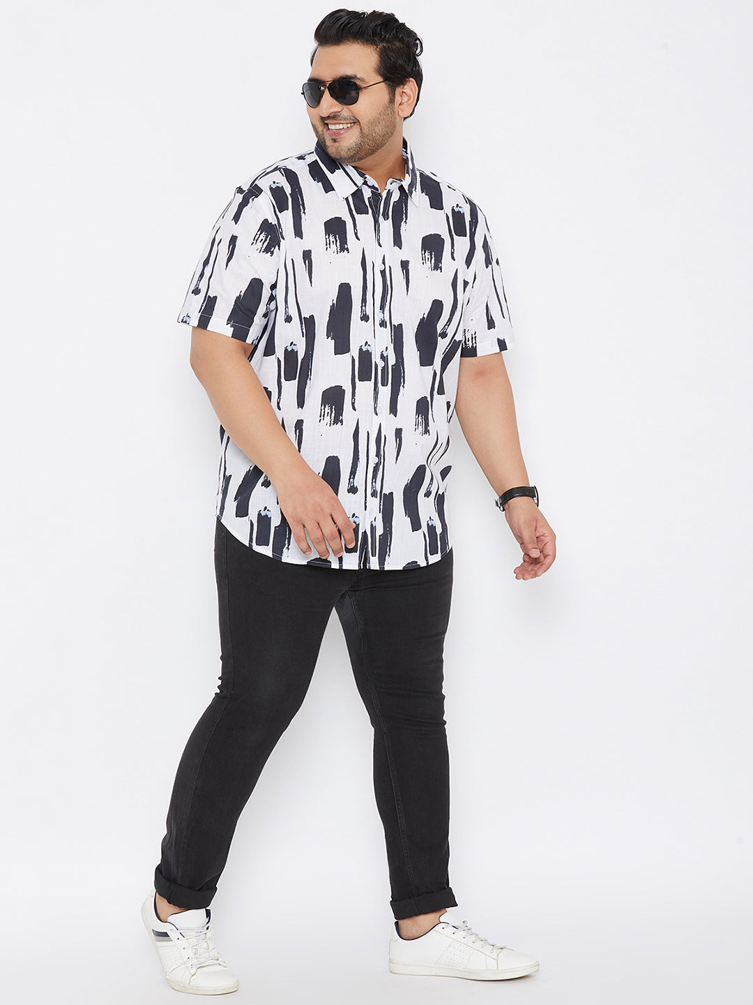 MEN GRAPHIC DESIGN HALF SLEEVE SHIRT