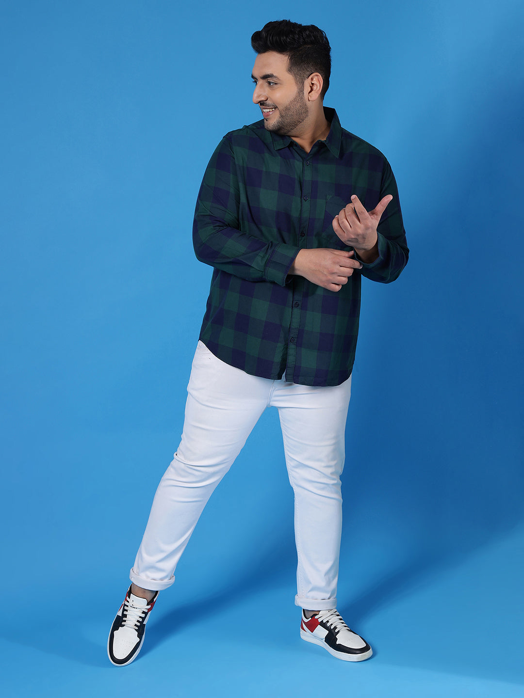 MEN CHECKS CASUAL SHIRT