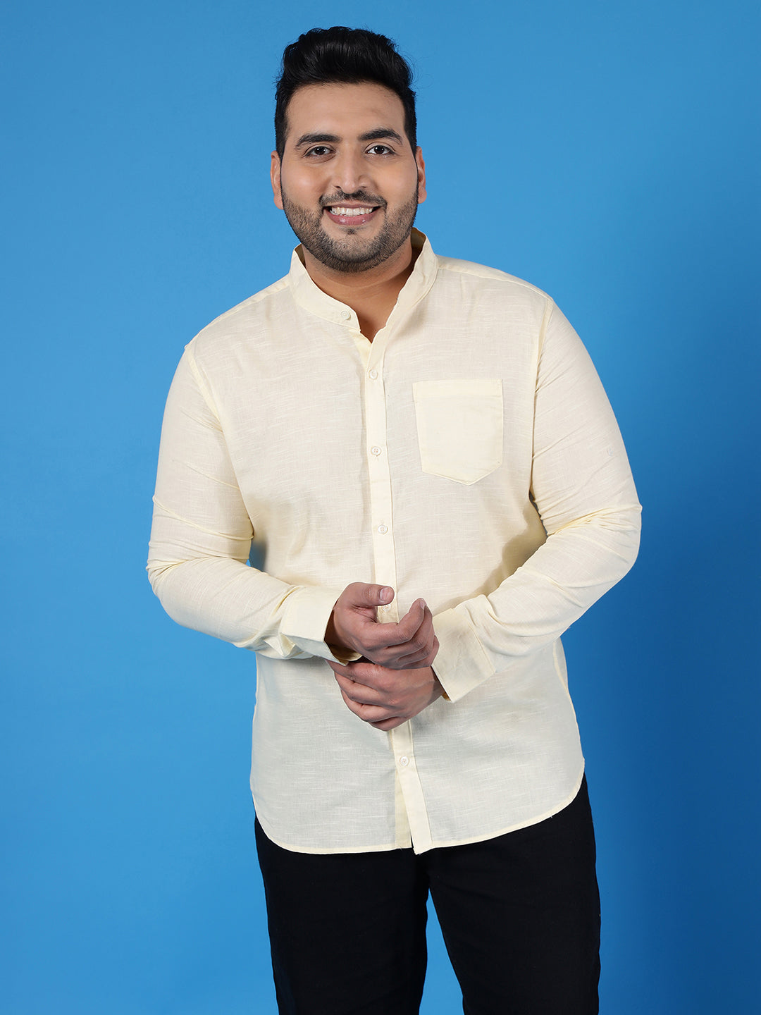 Solid Full Sleeve Casual Shirt