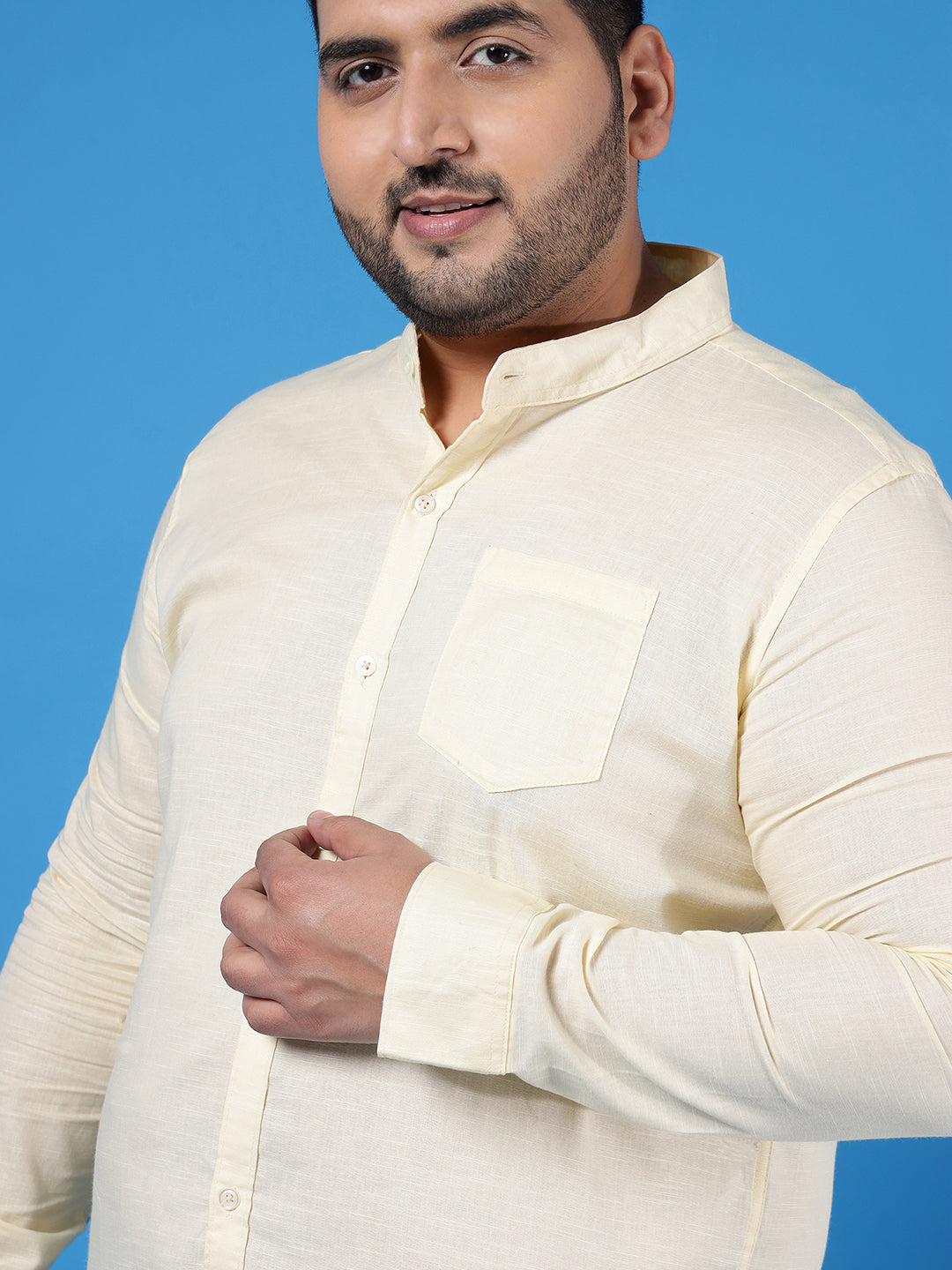 Solid Full Sleeve Casual Shirt