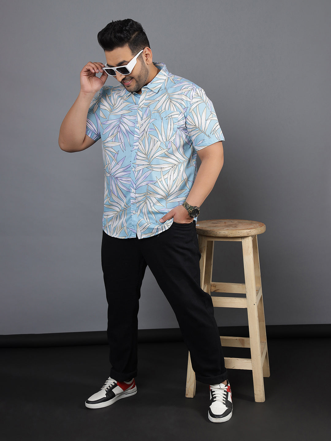 MEN GRAPHIC DESIGN CASUAL SHIRT