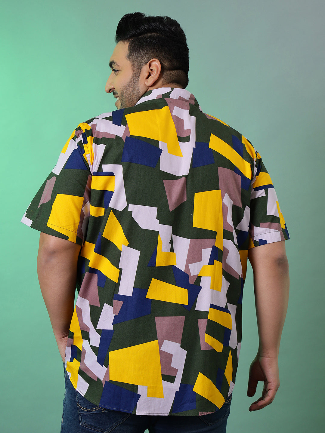 MEN GRAPHIC DESIGN HALF SLEEVE SHIRT