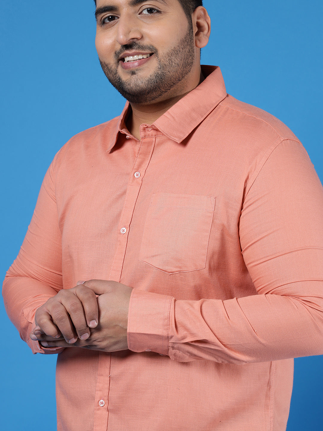 Solid Full Sleeve Casual Shirt