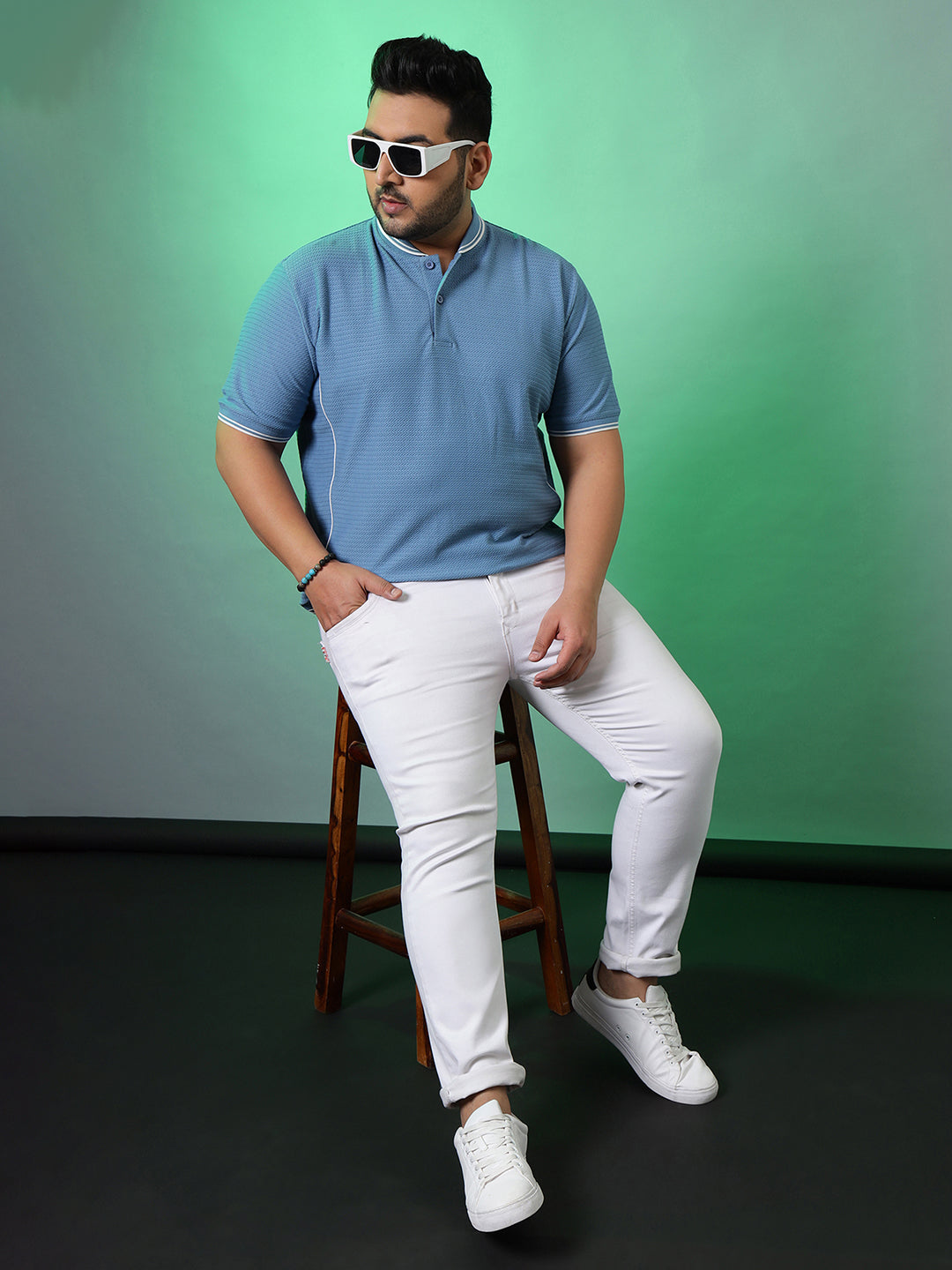 Solid Half Sleeve Casual T-Shirt