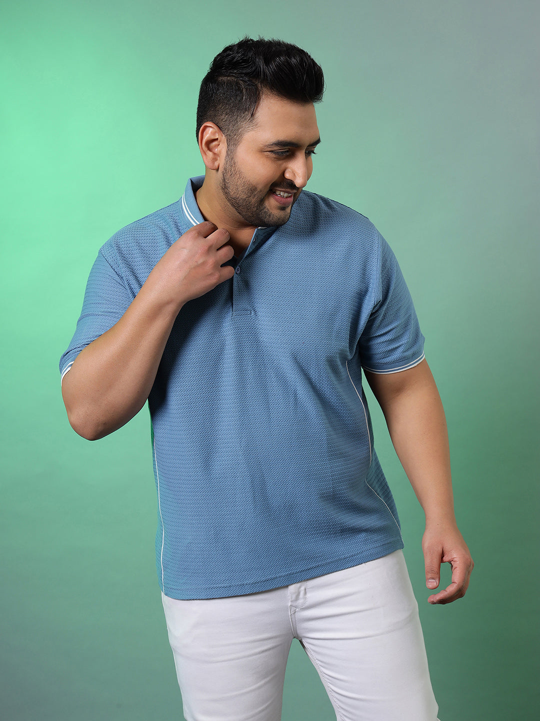 Solid Half Sleeve Casual T-Shirt