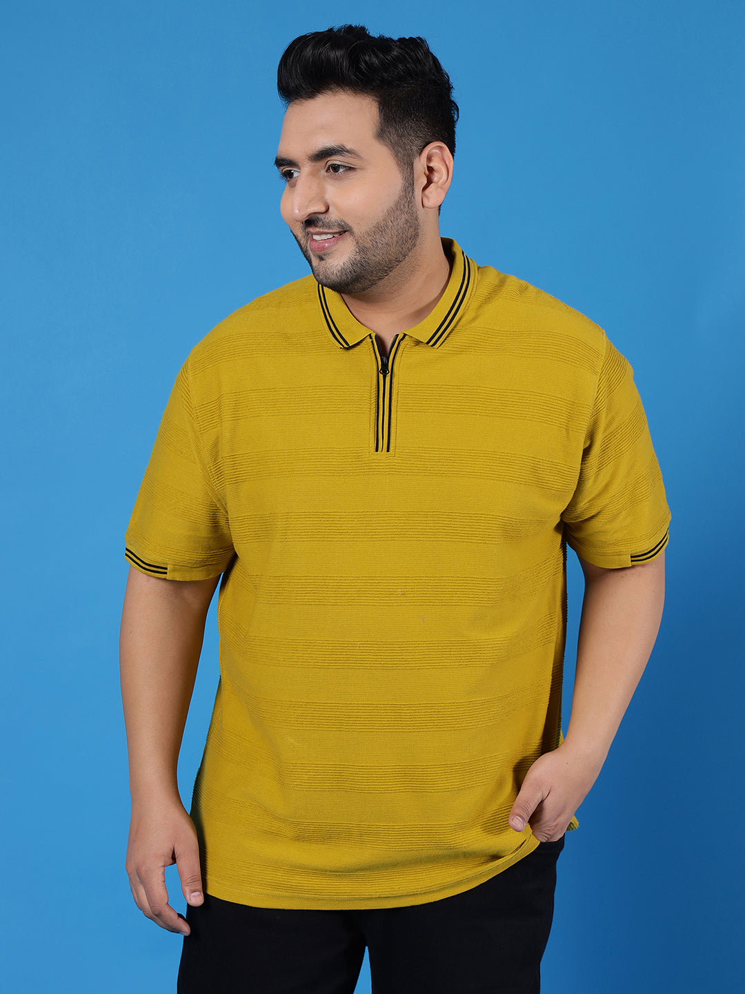 Solid Half Sleeve Casual T-Shirt