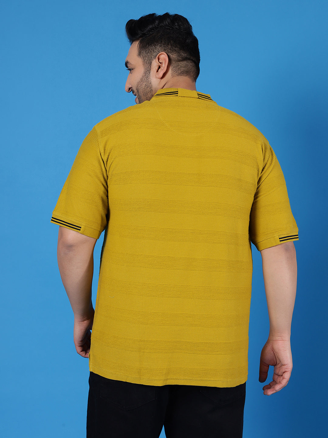 Solid Half Sleeve Casual T-Shirt