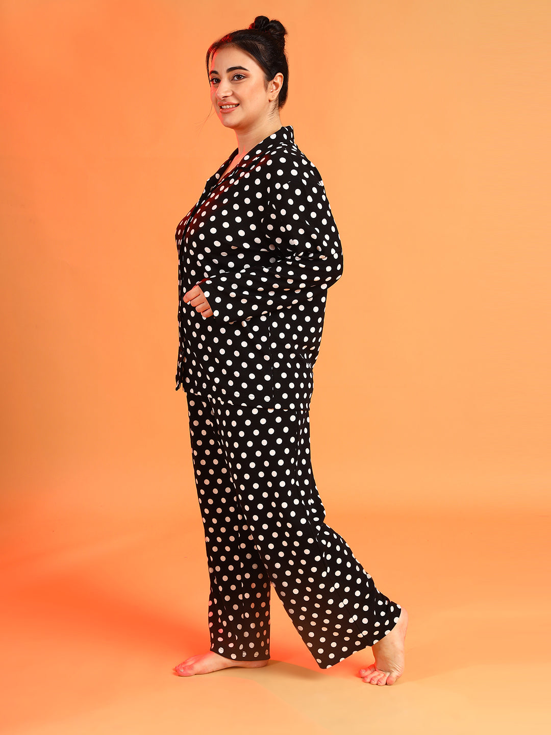 Polka Dots Night Suit