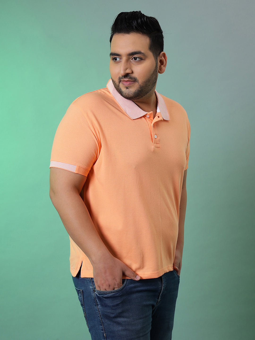 Solid Half Sleeve Casual T-Shirt