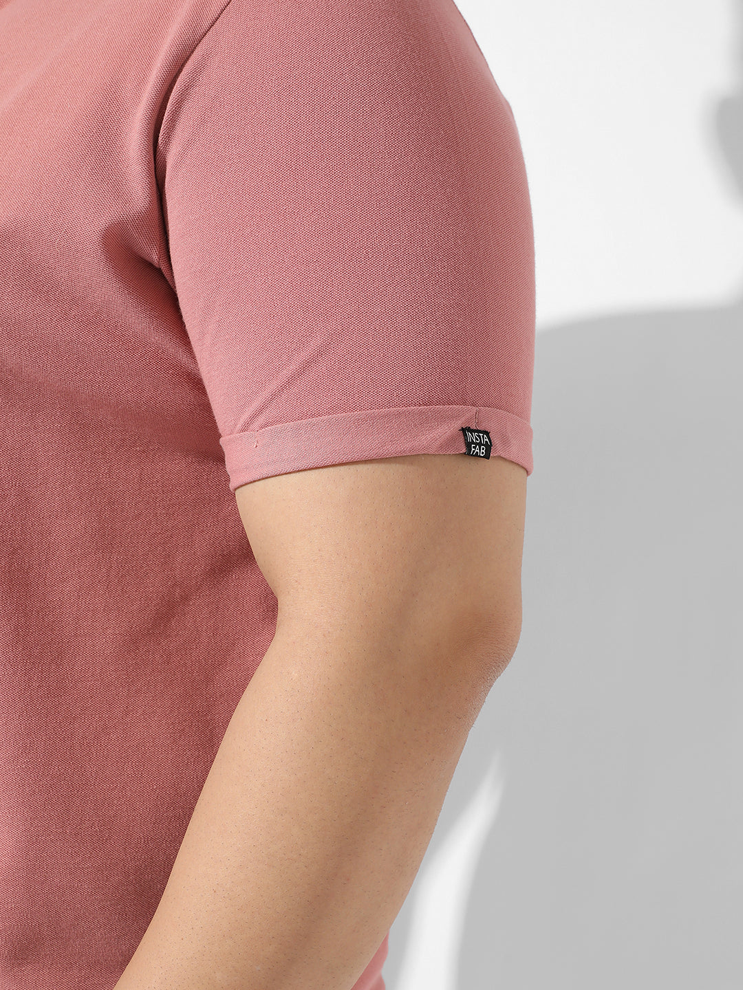 Solid Coral Pink Casual Shirt
