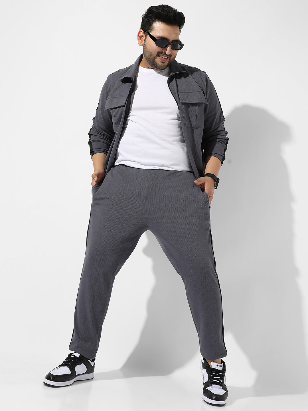 Solid Charcoal Grey Co-Ords Set